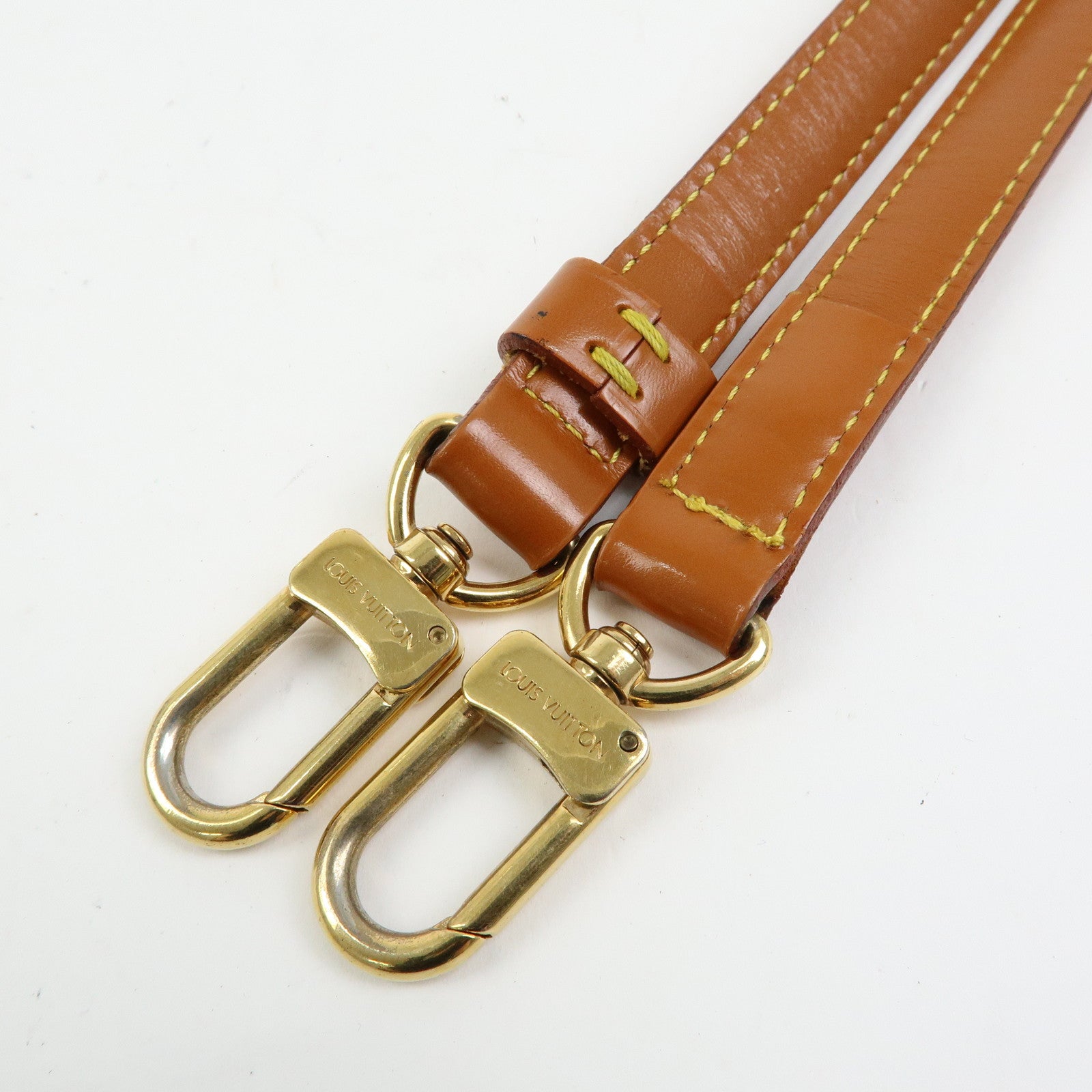 Louis Vuitton Adjustable Leather Shoulder Strap For Epi Bag Zipang Gold
