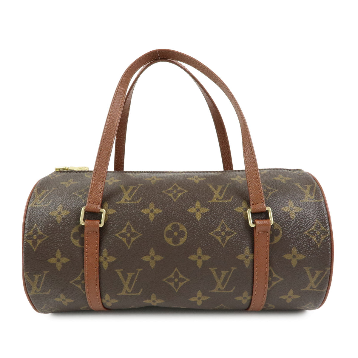 Louis Vuitton Monogram Papillon 26 Hand Bag Brown M51366