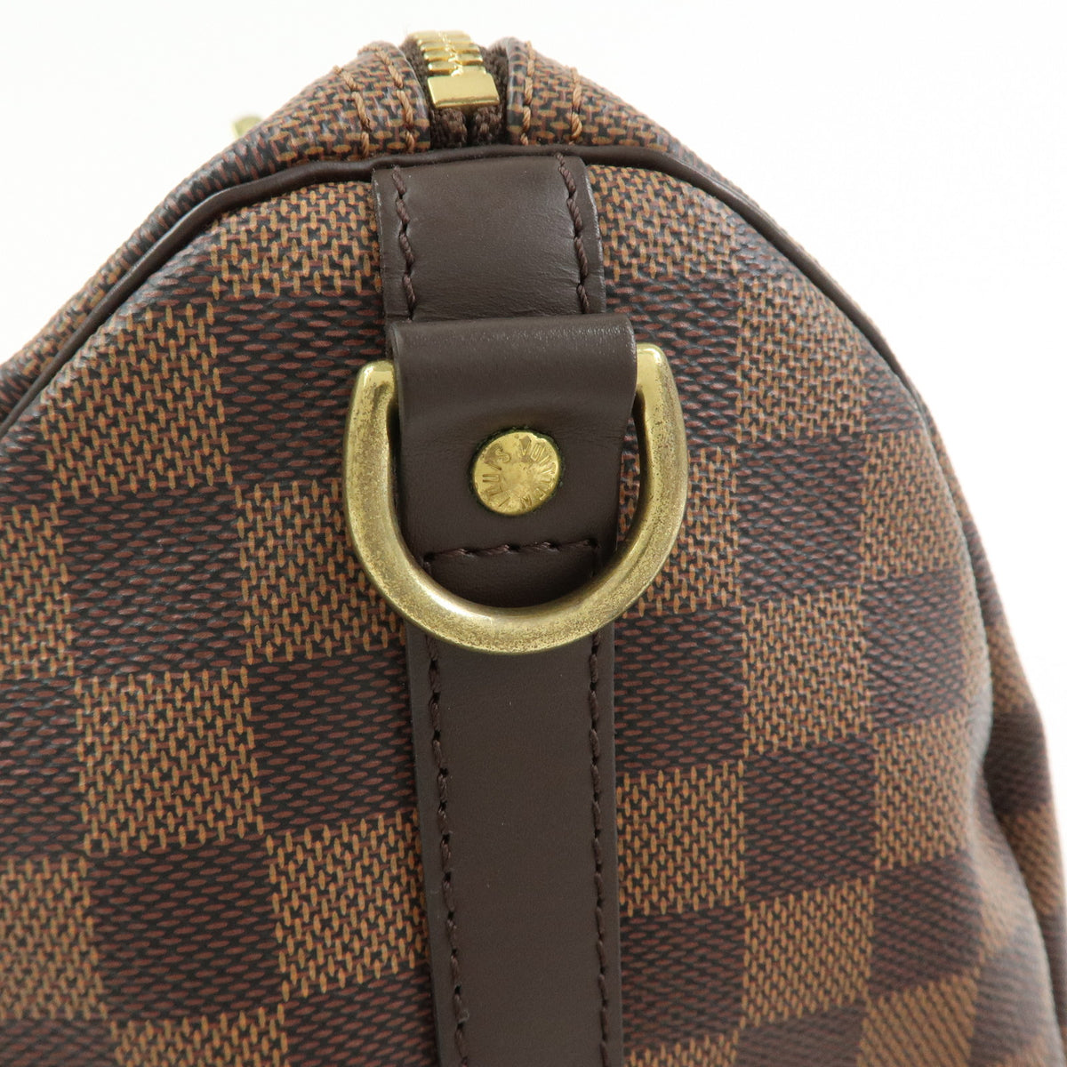 Louis Vuitton Damier Speedy Bandouliere 30 Boston Bag Brown N41367