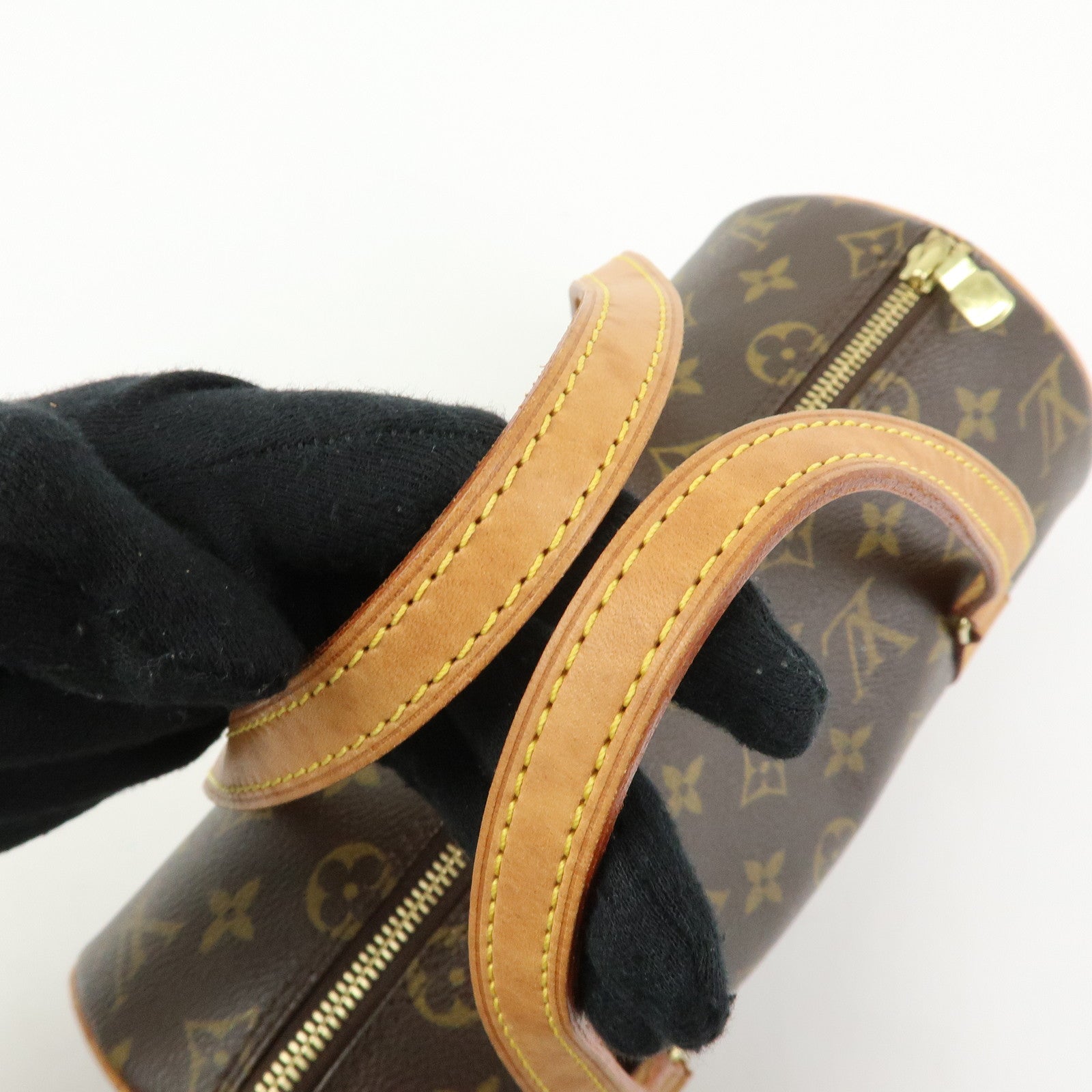 Louis Vuitton Monogram Papillon 26 Hand Bag Brown M51386