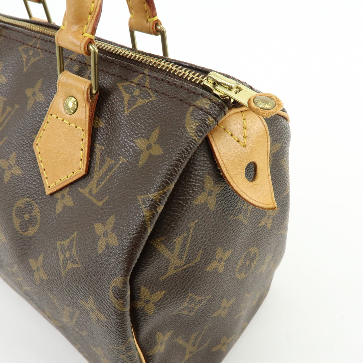 Louis Vuitton Monogram Speedy 25 Boston Bag Hand Bag Brown M41528