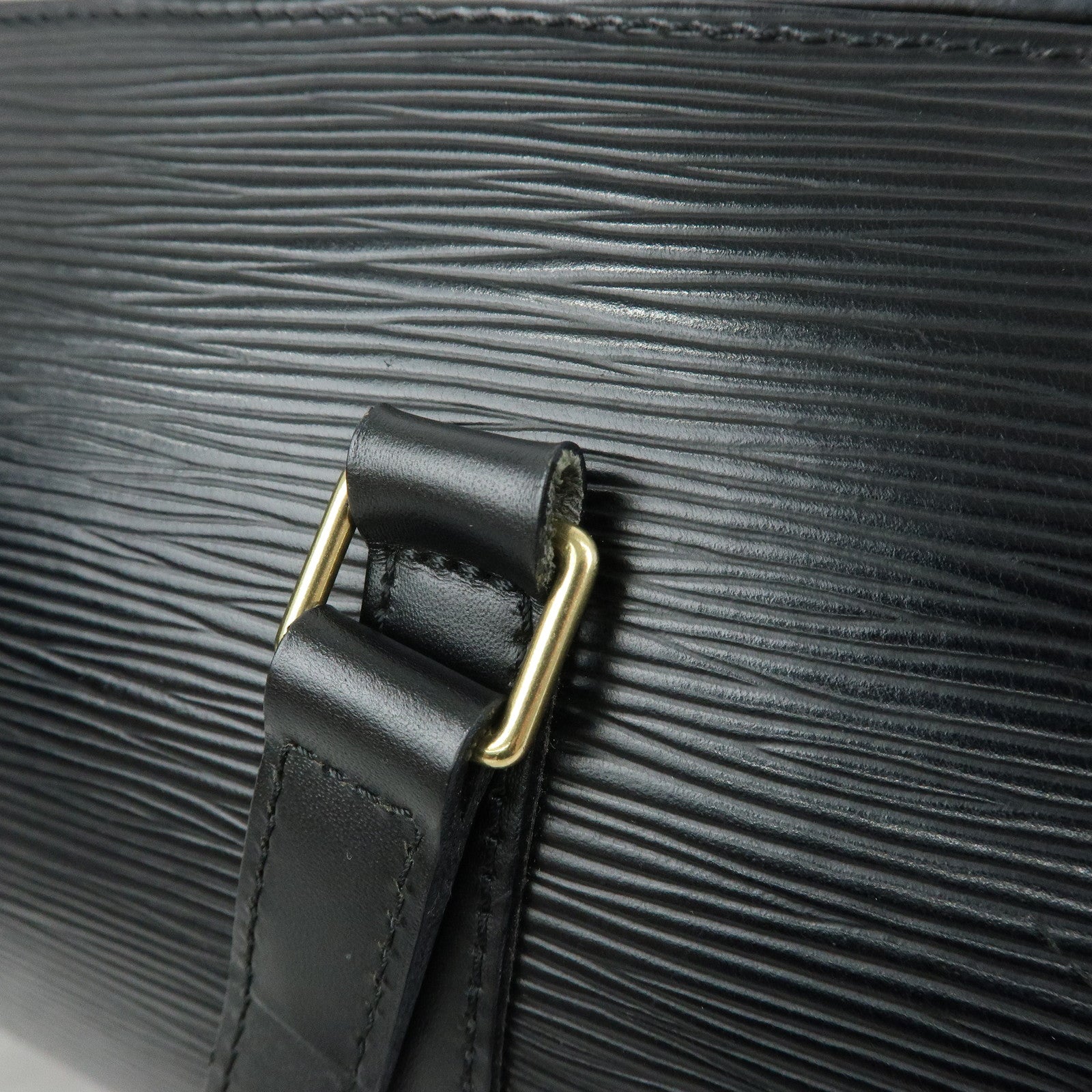 Louis Vuitton Epi Soufflot Shoulder Bag Hand Bag Noir M52222