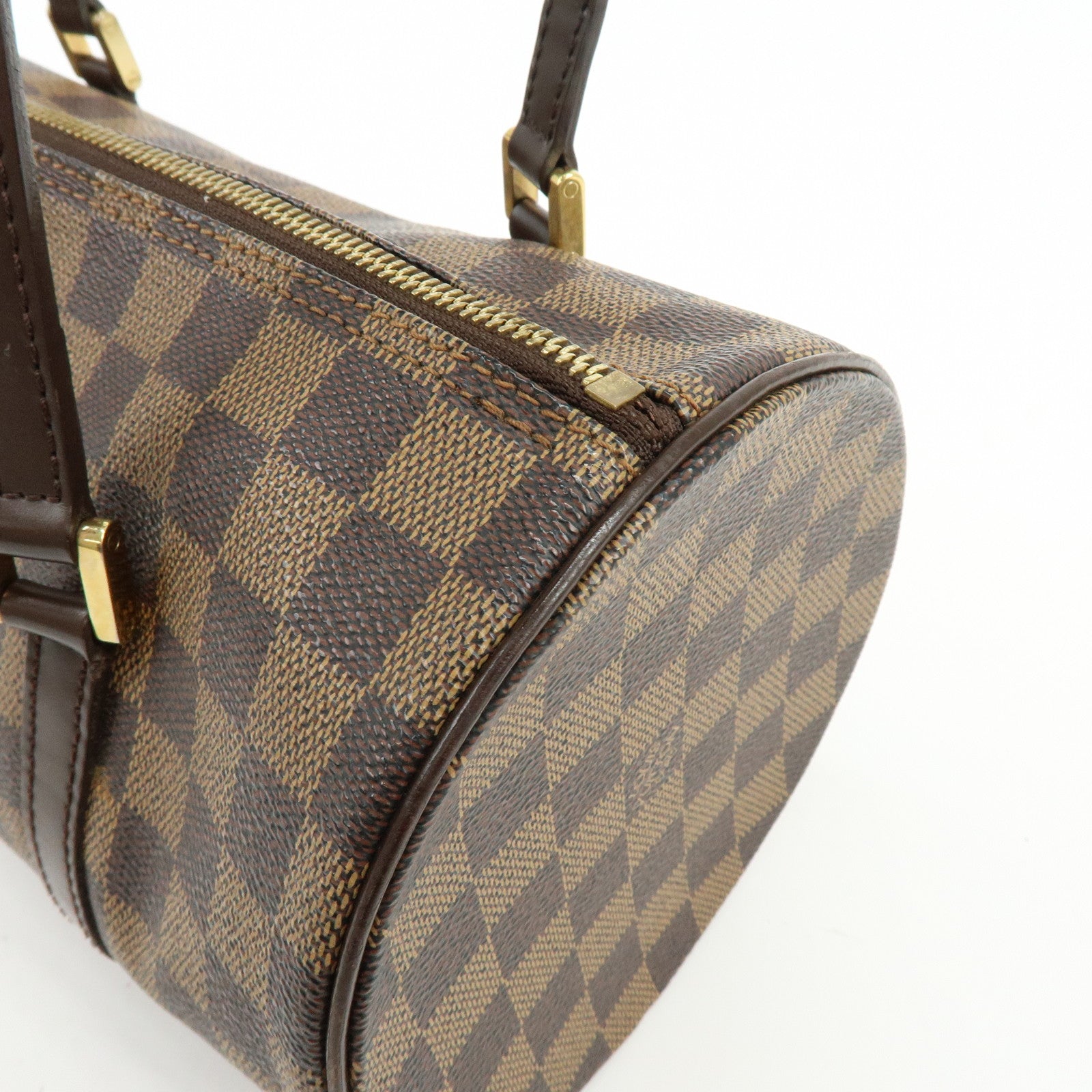 Louis Vuitton Damier Ebene Papillon 30 Hand Bag Brown N51303
