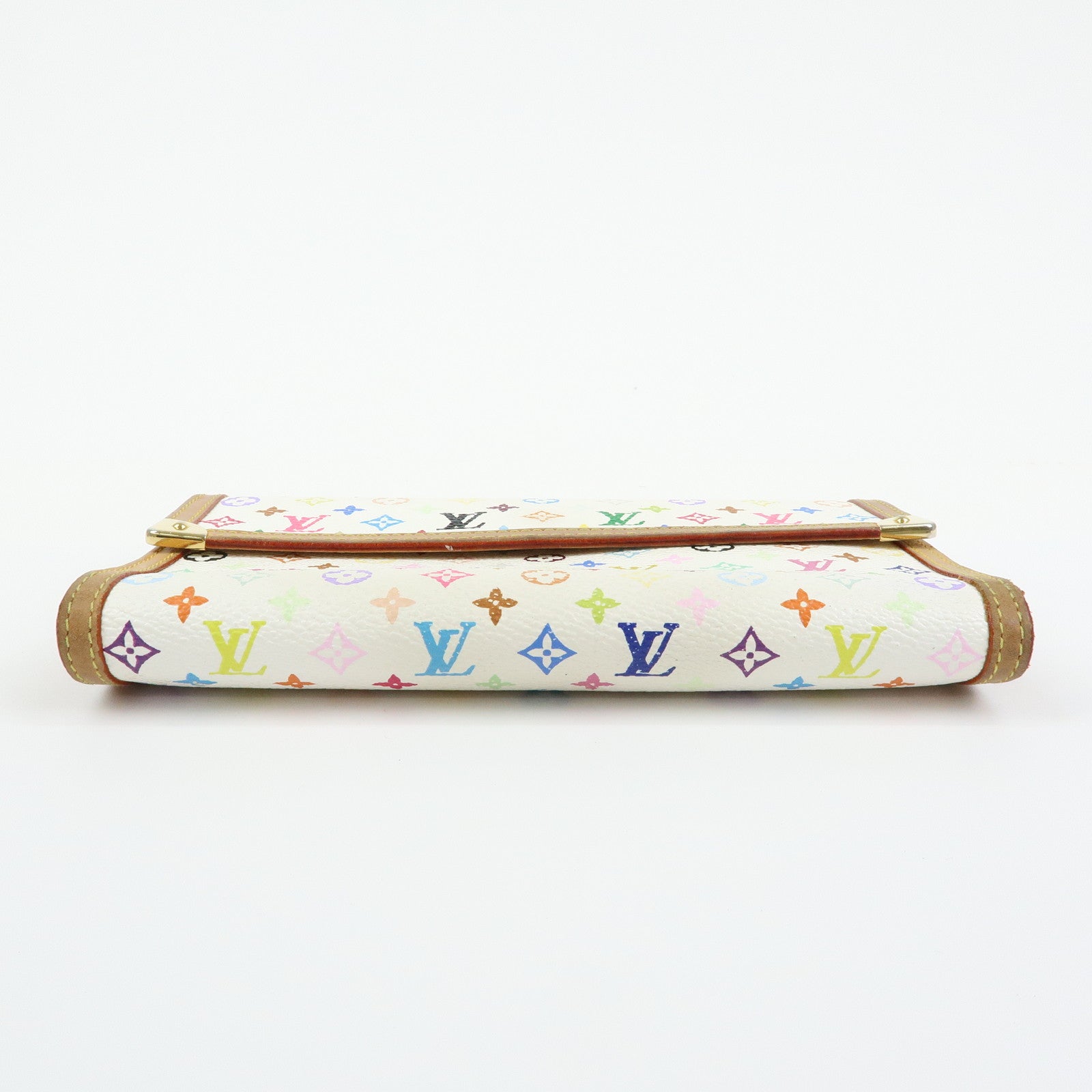 Louis Vuitton Monogram Porte Trezor International Wallet Blanc M92659