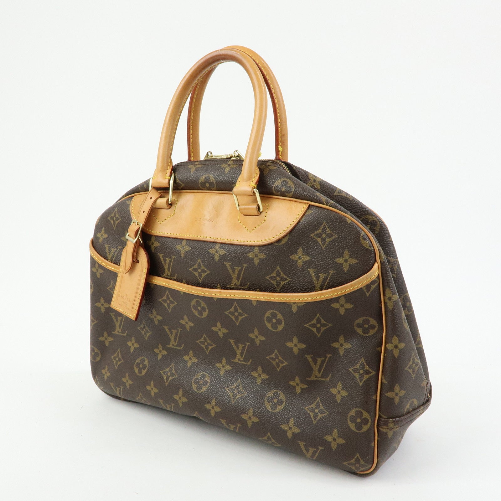 Louis Vuitton Monogram Canvas Deauville Hand Bag Brown M47270