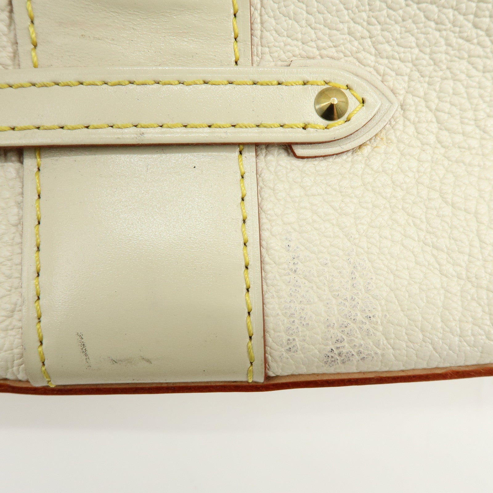 Louis Vuitton Suhari Impetueux Leather Shoulder Bag Blanc M91858