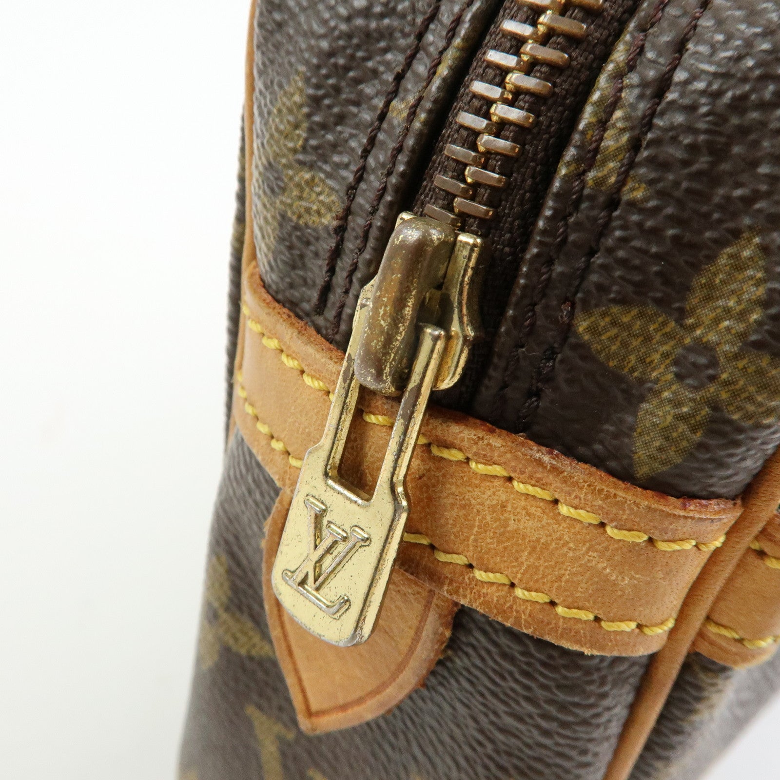 Louis Vuitton Monogram Compiegne 23 Pouch Clutch Bag Brown M51845