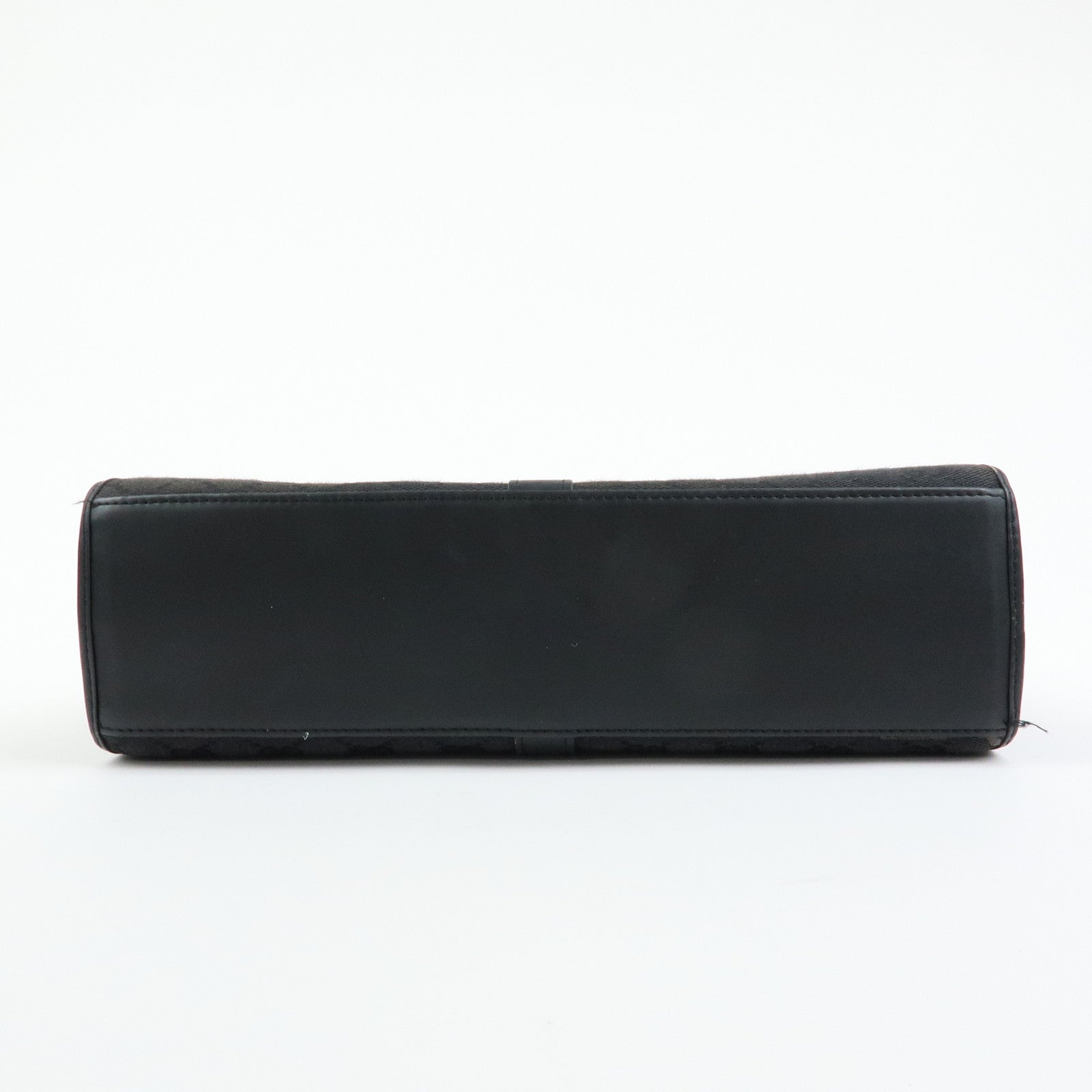 GUCCI Jackie GG Canvas Leather Hand Bag Shoulder Bag Black 001・1067