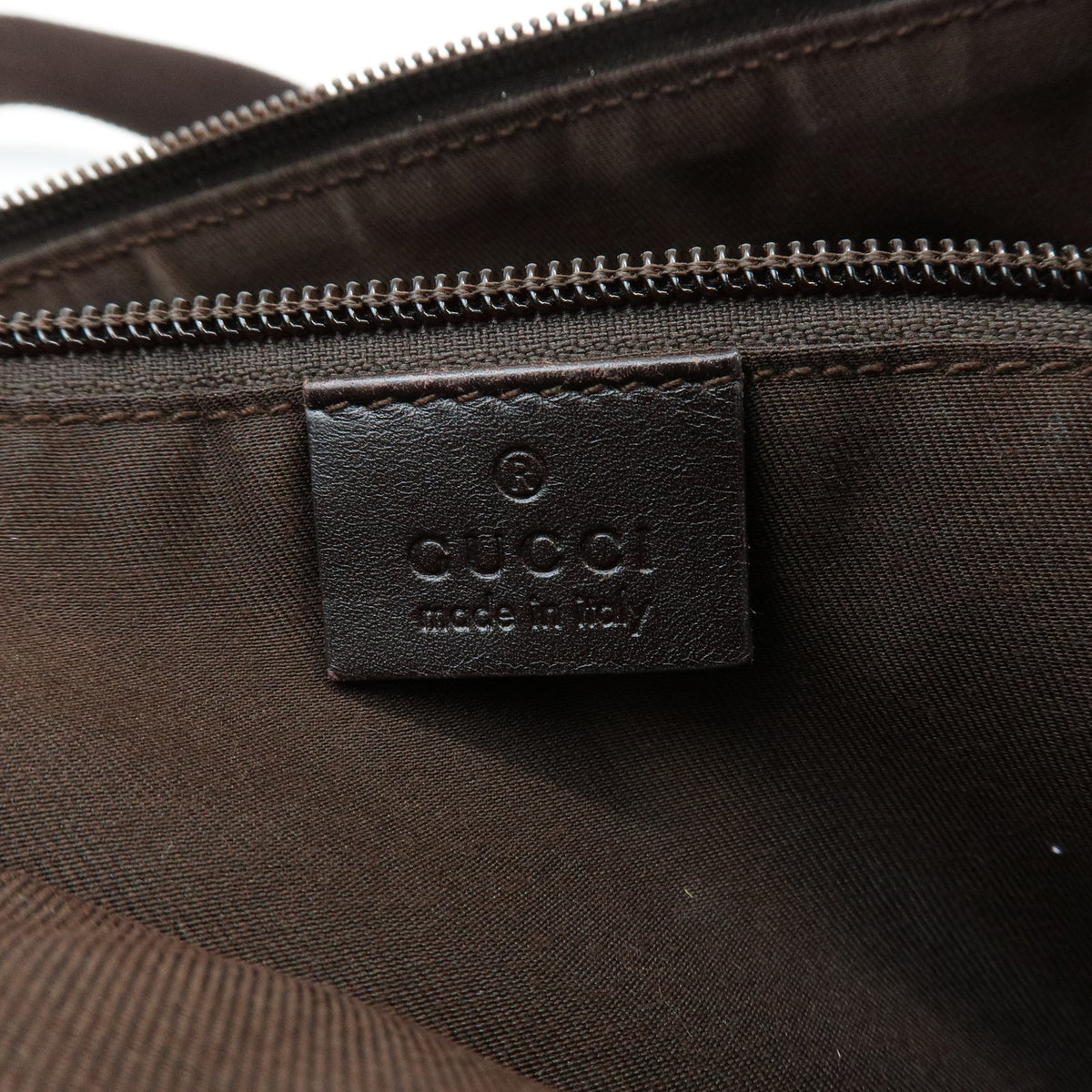 GUCCI GG Canvas Leather Shoulder Bag Crossbody Bag Beige Brown 145857