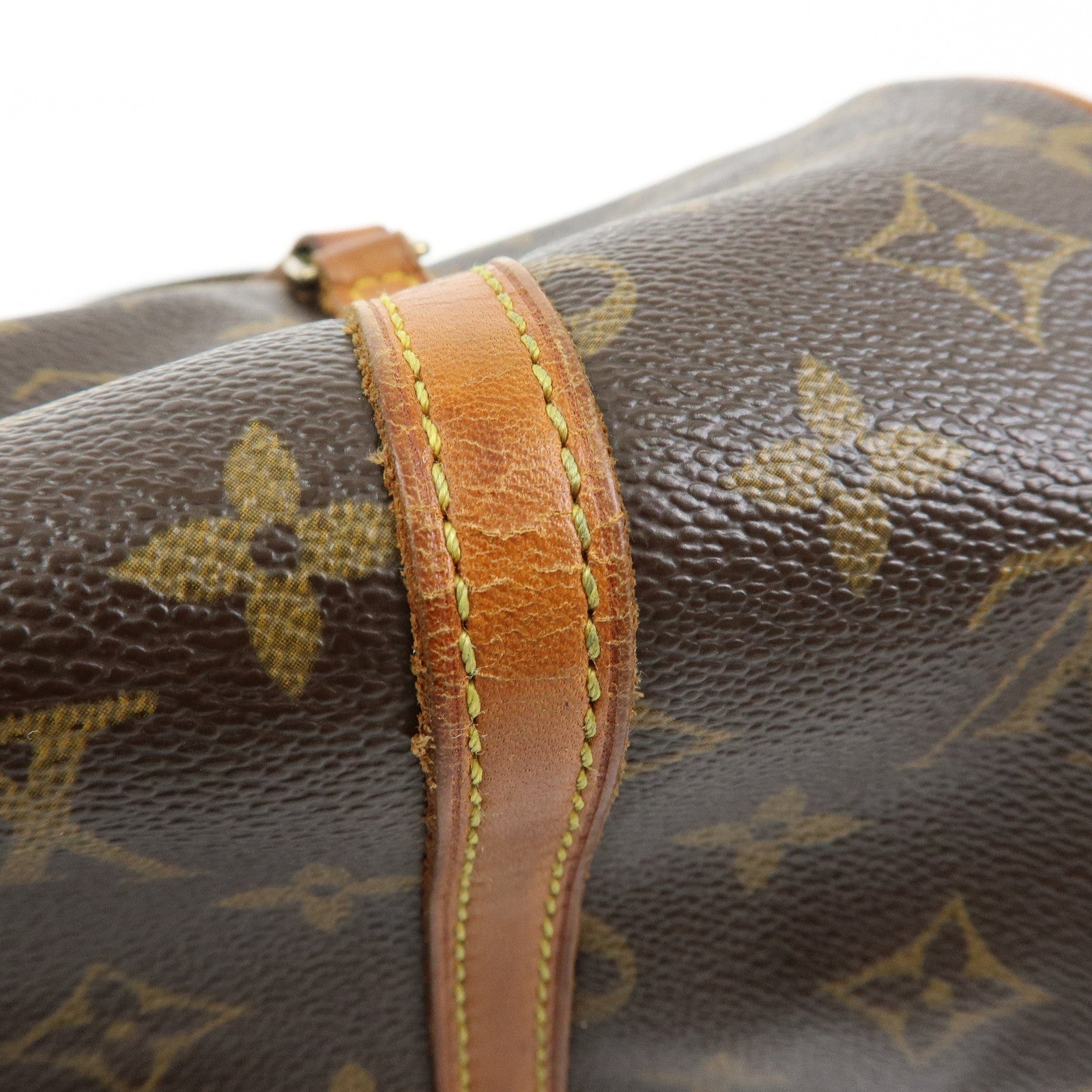 Louis Vuitton Monogram Papillon 30 Hand Bag Brown M51385