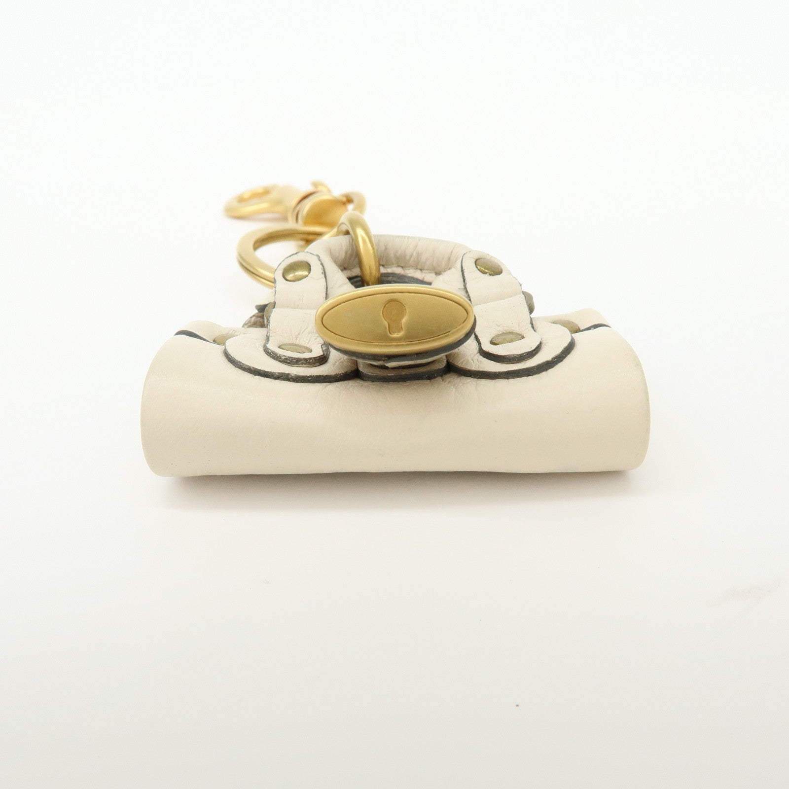 Chloe Mini Paddington Leather Metal Bag Charm Key Charm 7APC96 7E422