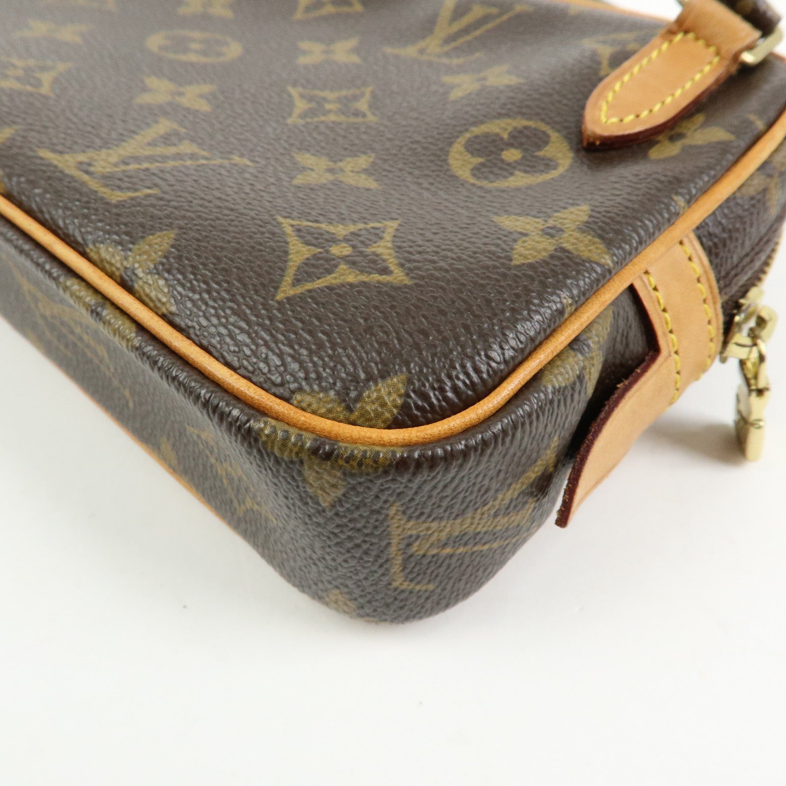 Louis Vuitton Monogram Pochette Marly Bandouliere Bag Brown M51828