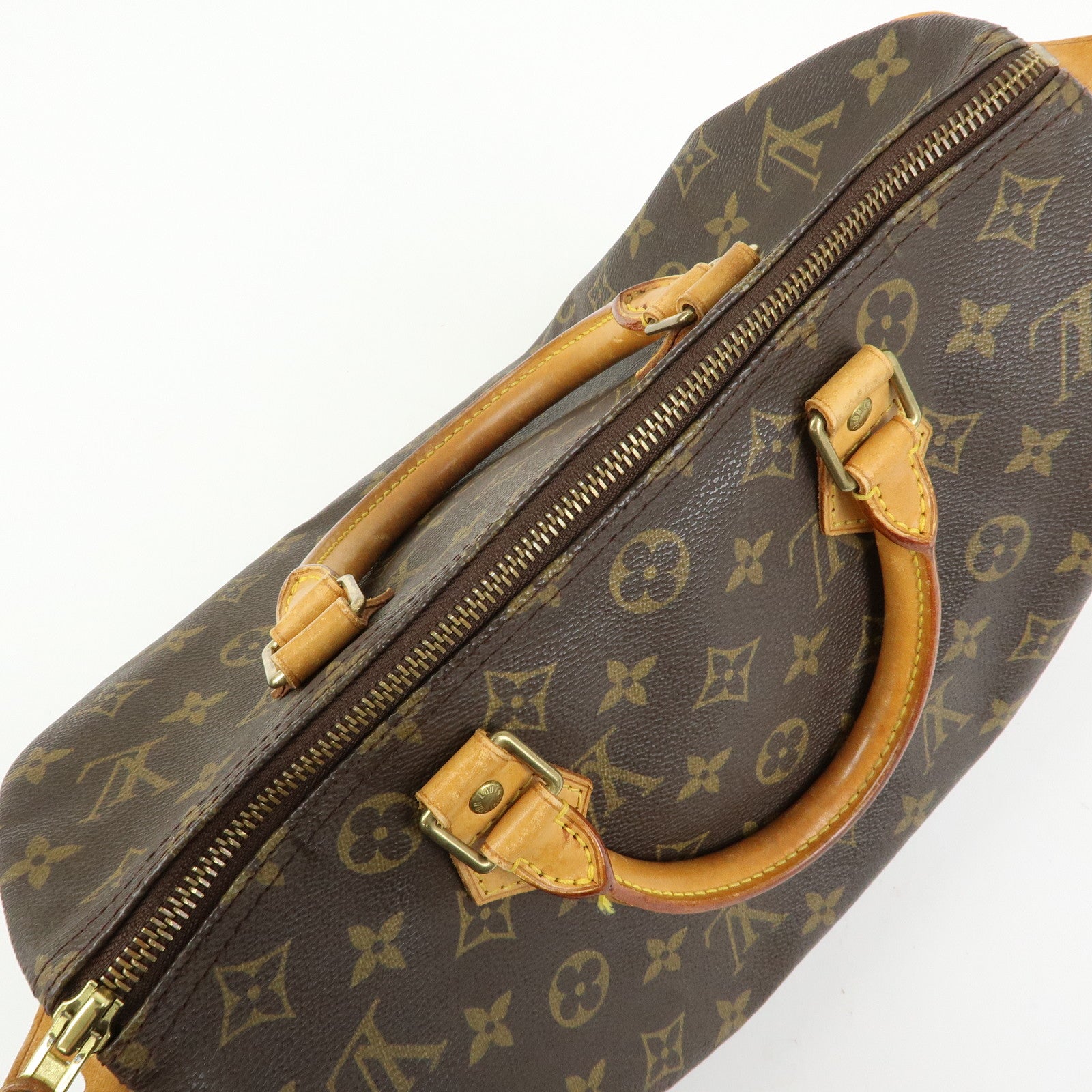 Louis Vuitton Monogram Speedy 30 Boston Bag Hand Bag Brown M41526