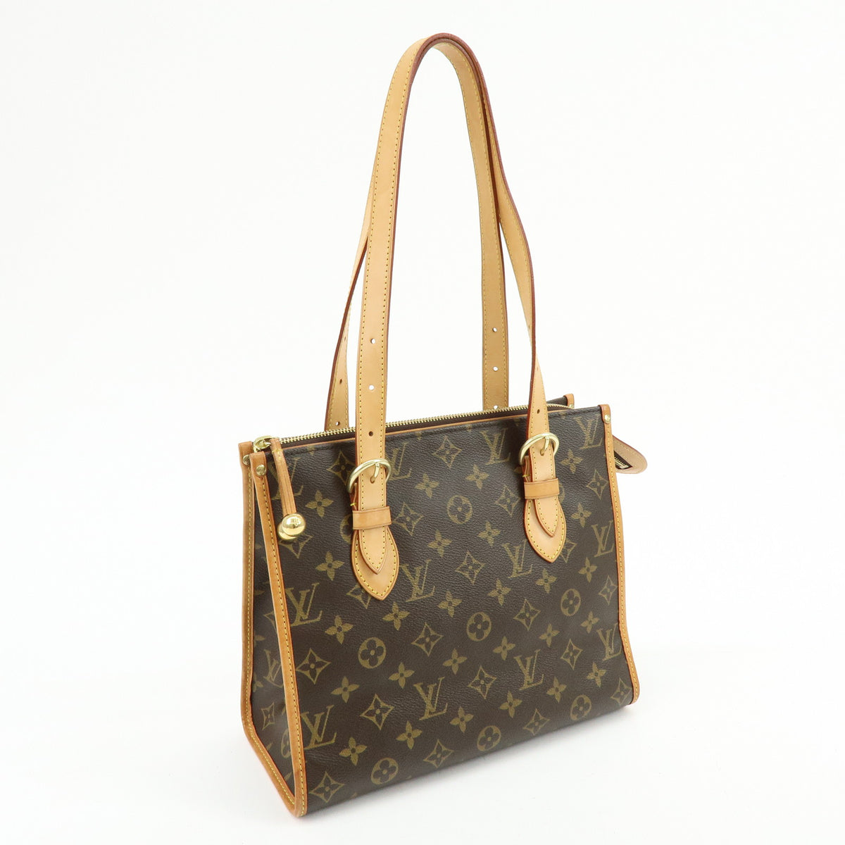 Louis Vuitton Monogram Popincourt Haut Shoulder Bag Brown M40007