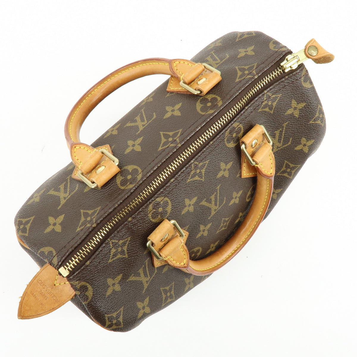 Louis Vuitton Monogram Speedy 25 Boston Bag Hand Bag Brown M41528