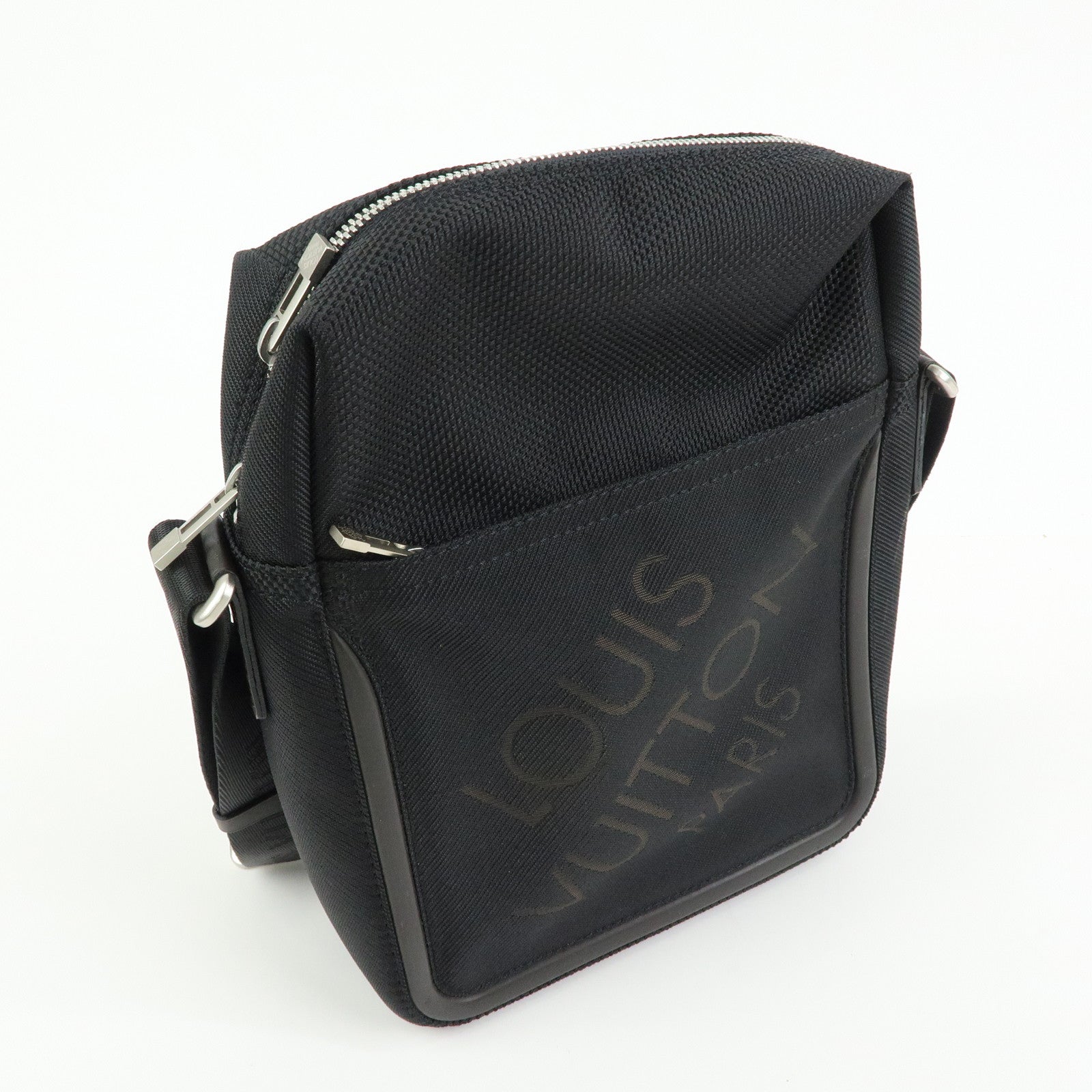 Louis Vuitton Damier Geant Citadin NM Crossbody Bag Noir M93233