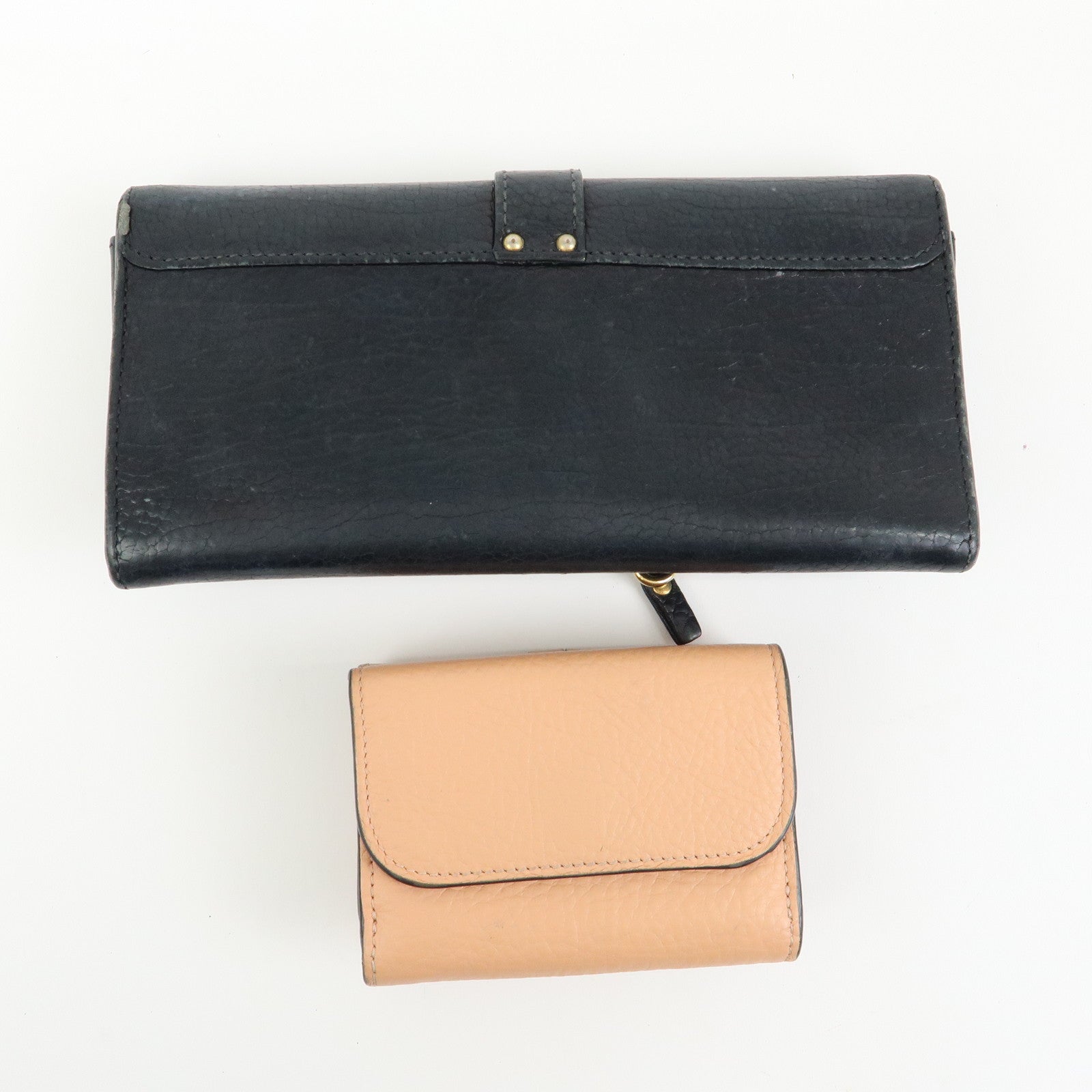 Chloe Set of 2 Alphabet Paddington Leather Long Compact Wallet