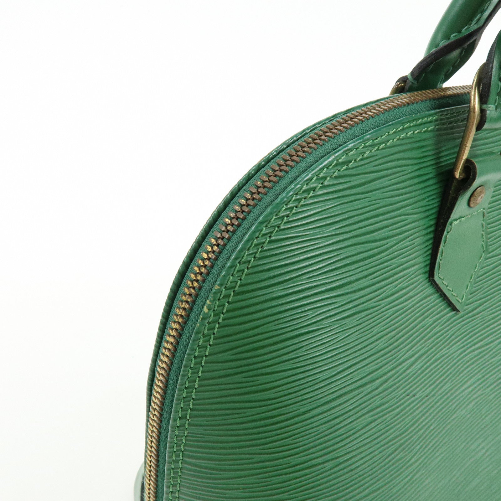 Louis Vuitton Epi Alma 2Way Bag Hand Bag Borneo Green M52144