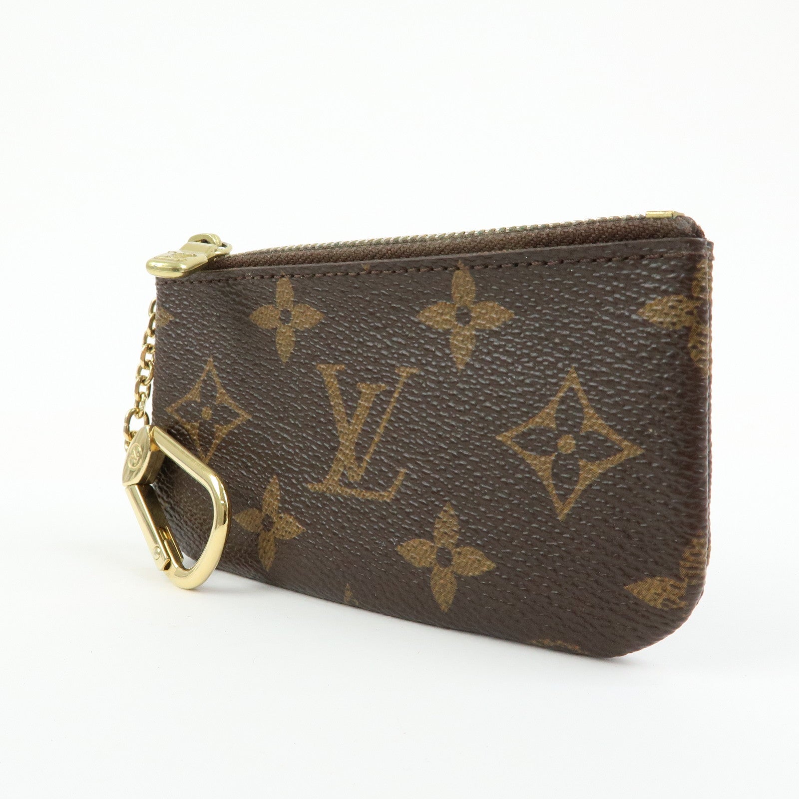 Louis Vuitton Monogram Pochette Cles Coin Case Key Case M62650
