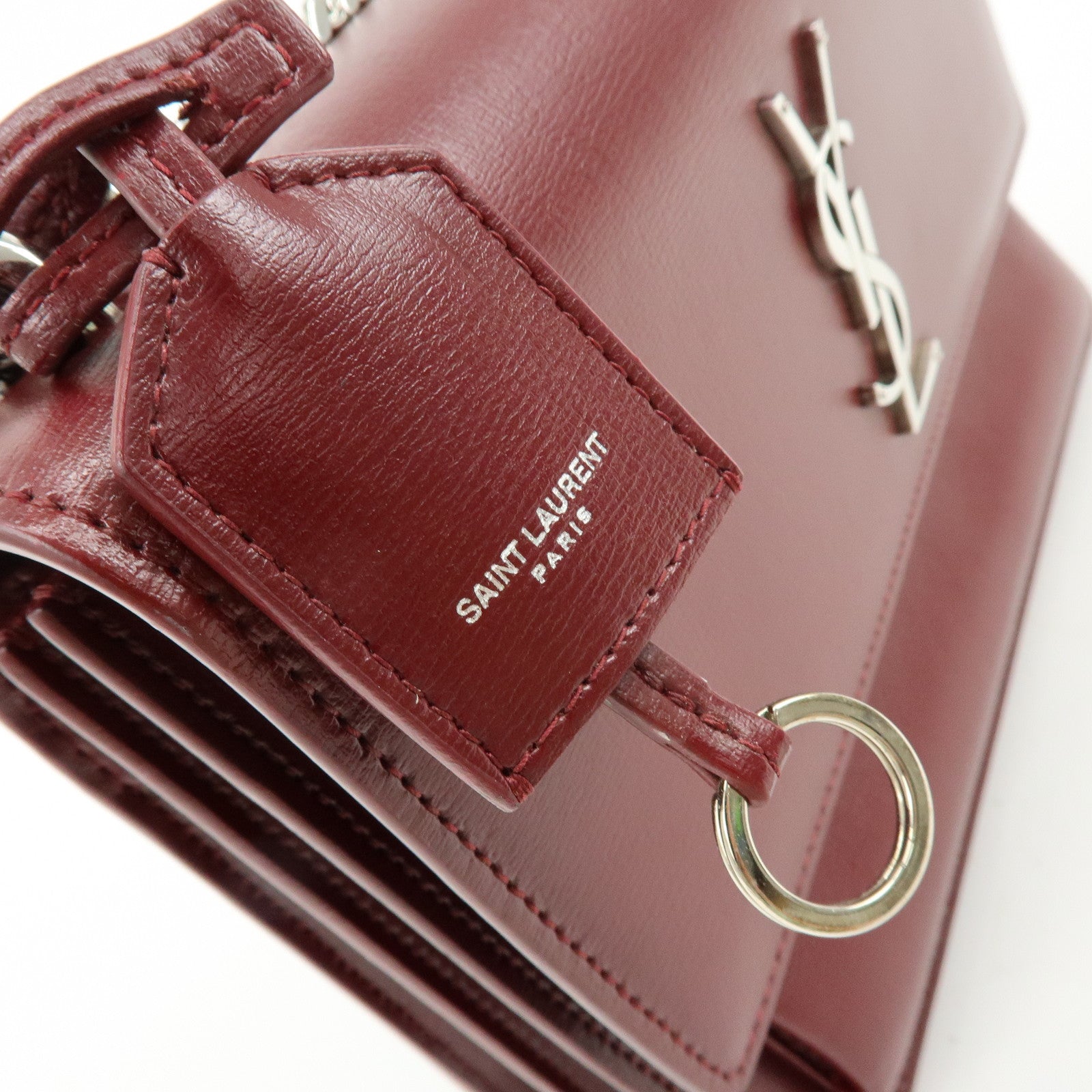 SAINT LAURENT PARIS Cassandra Sunset Medium Leather Shoulder Bag 442906