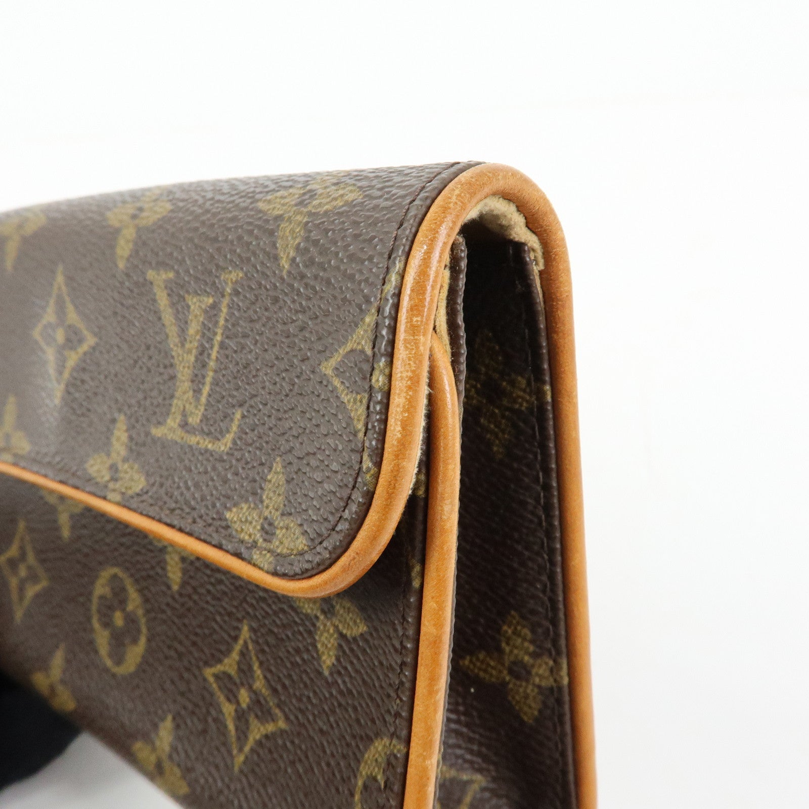 Louis Vuitton Monogram Pochette Florentine Waist Bag Belt XS M51855