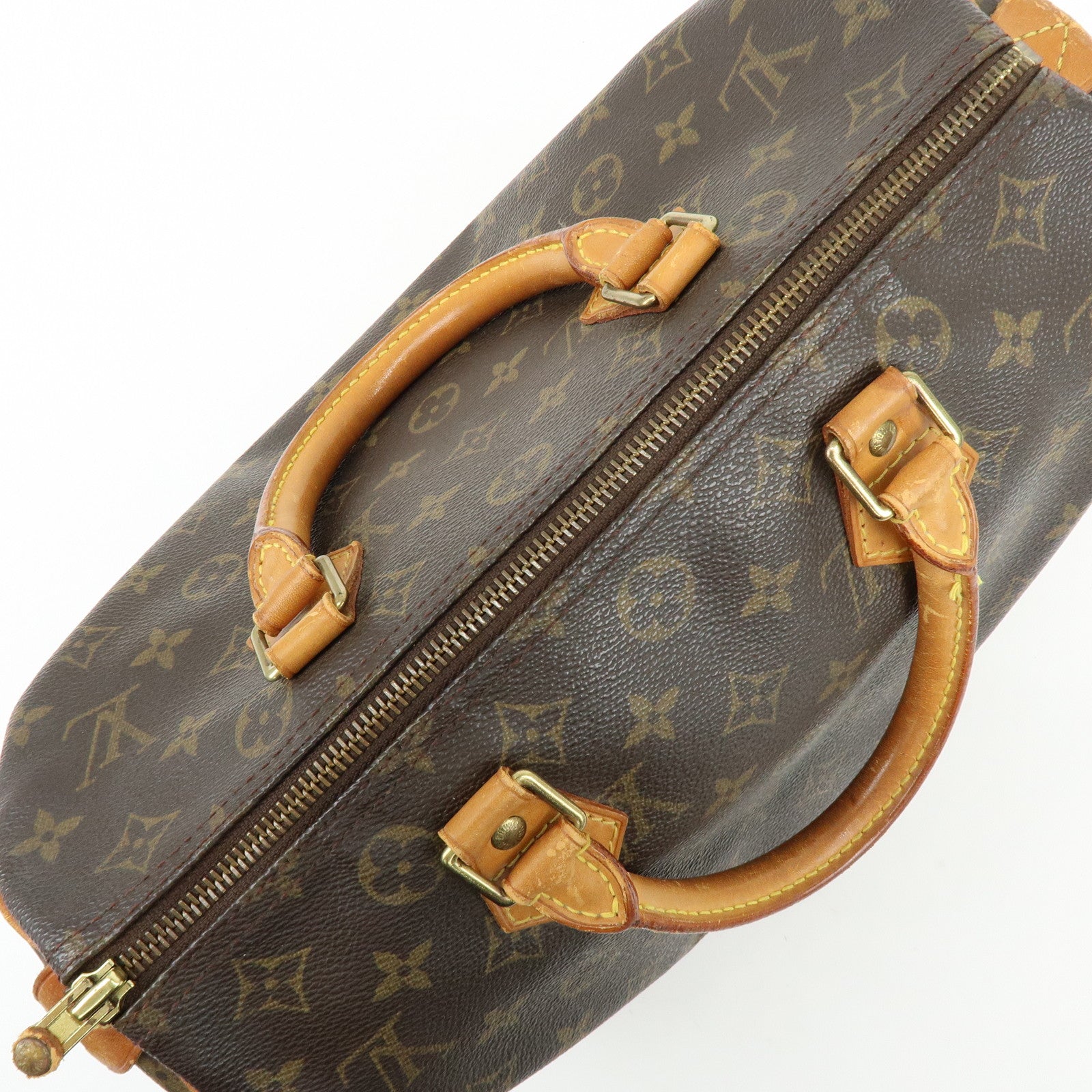 Louis Vuitton Monogram Speedy 30 Boston Bag Hand Bag Brown M41526