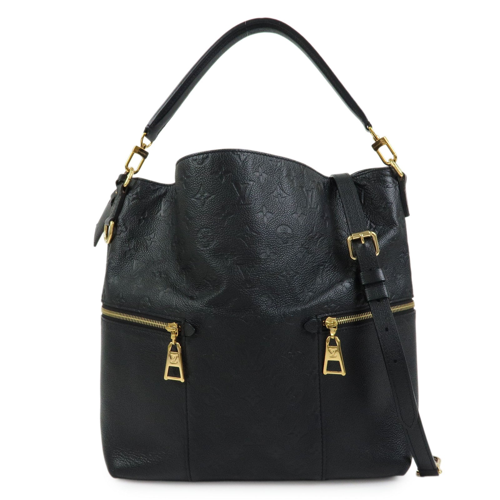 Louis Vuitton Monogram Empreinte Merry Leather 2Way Bag Noir M44014