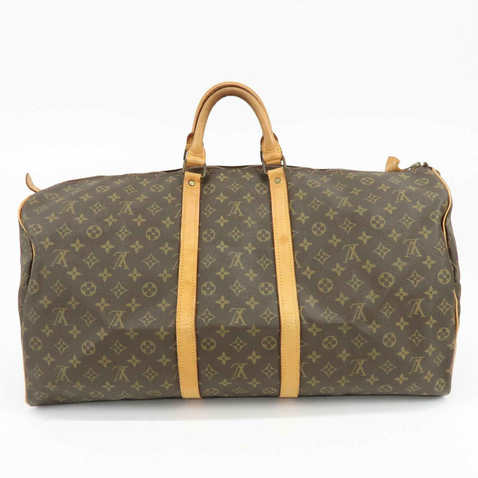 Louis Vuitton Monogram Keep All 60 Boston Bag Brown M41422