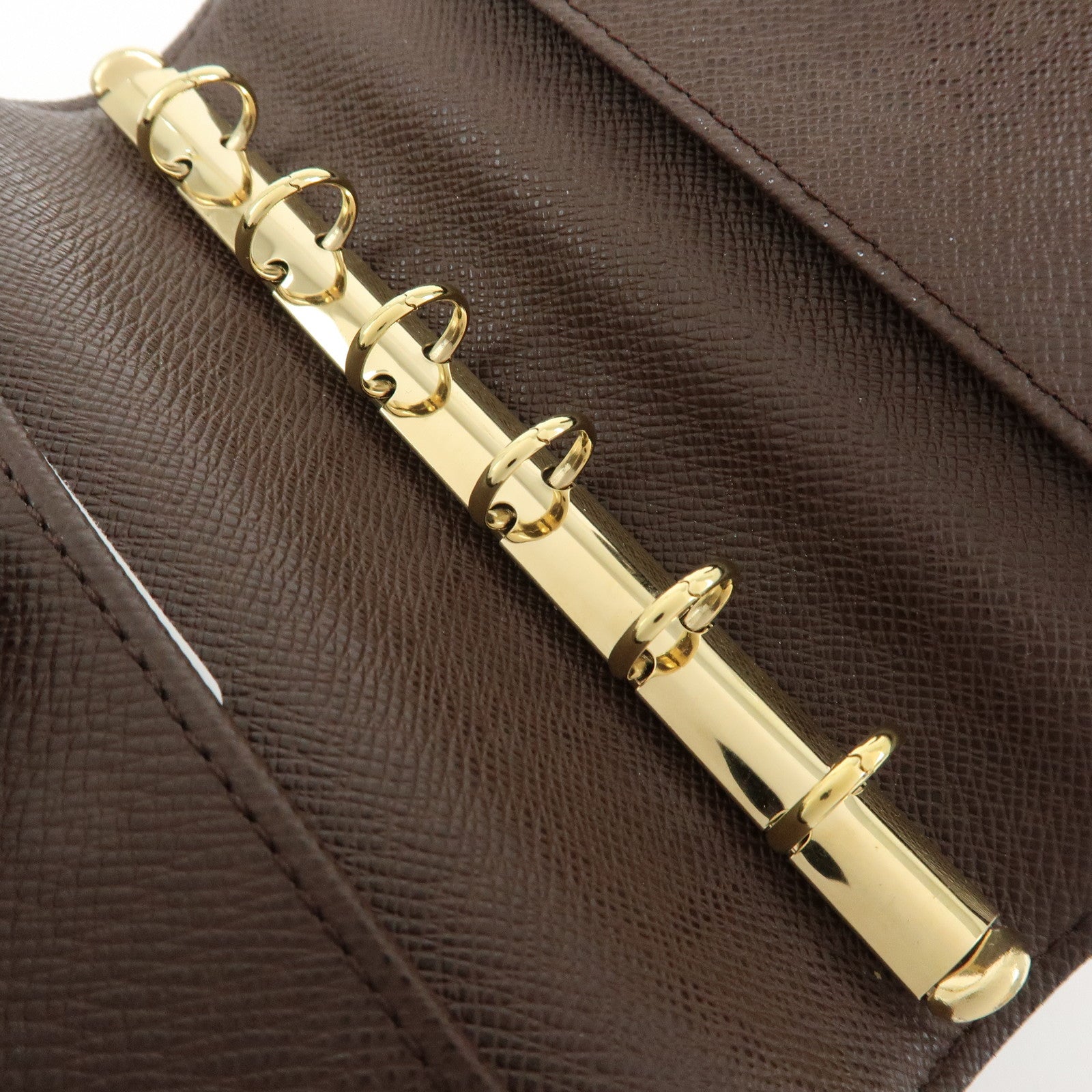 Louis Vuitton Damier Agenda PM Planner Cover Brown R20700