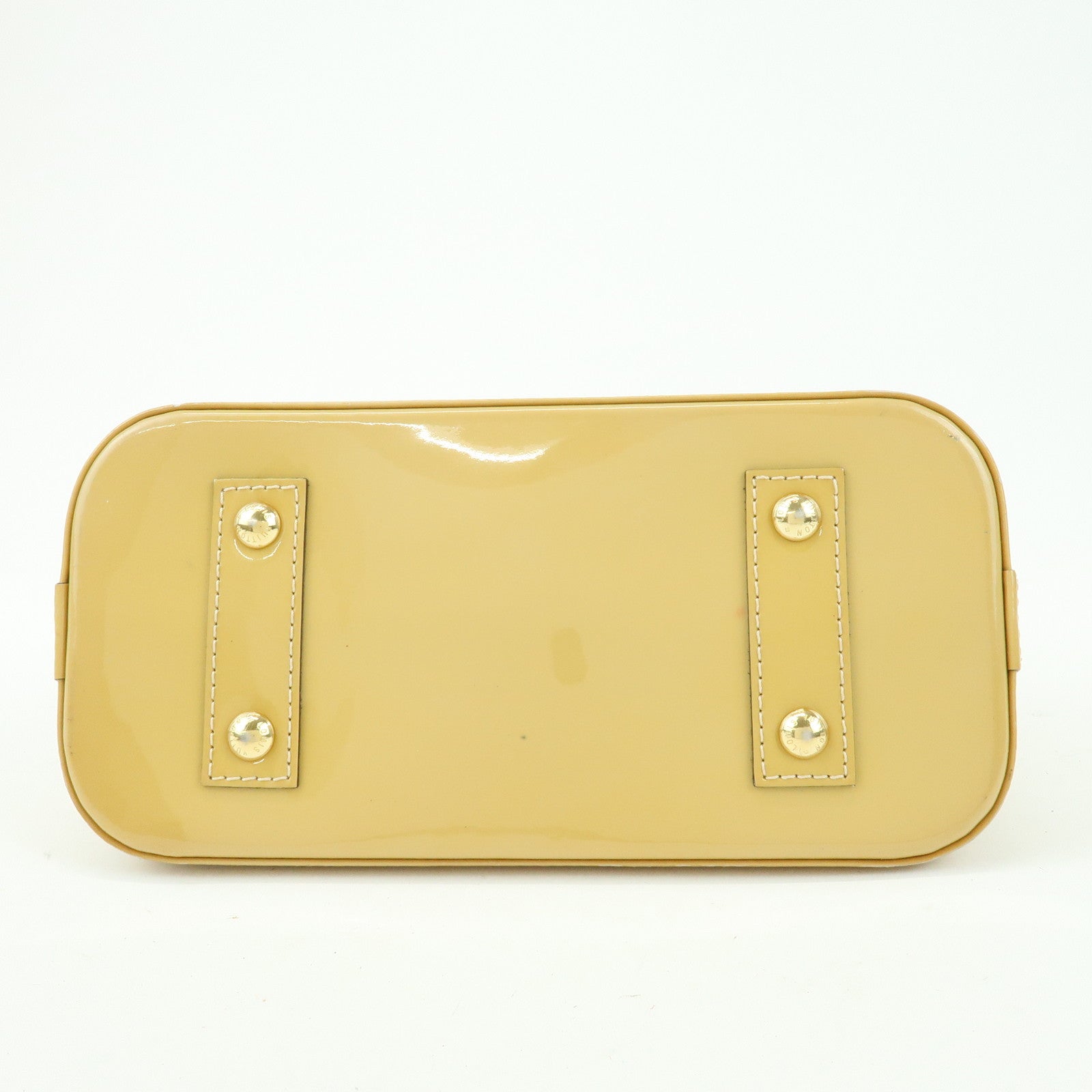 Louis Vuitton Monogram 2Way Vernis Alma BB Hand Shoulder Bag Beige