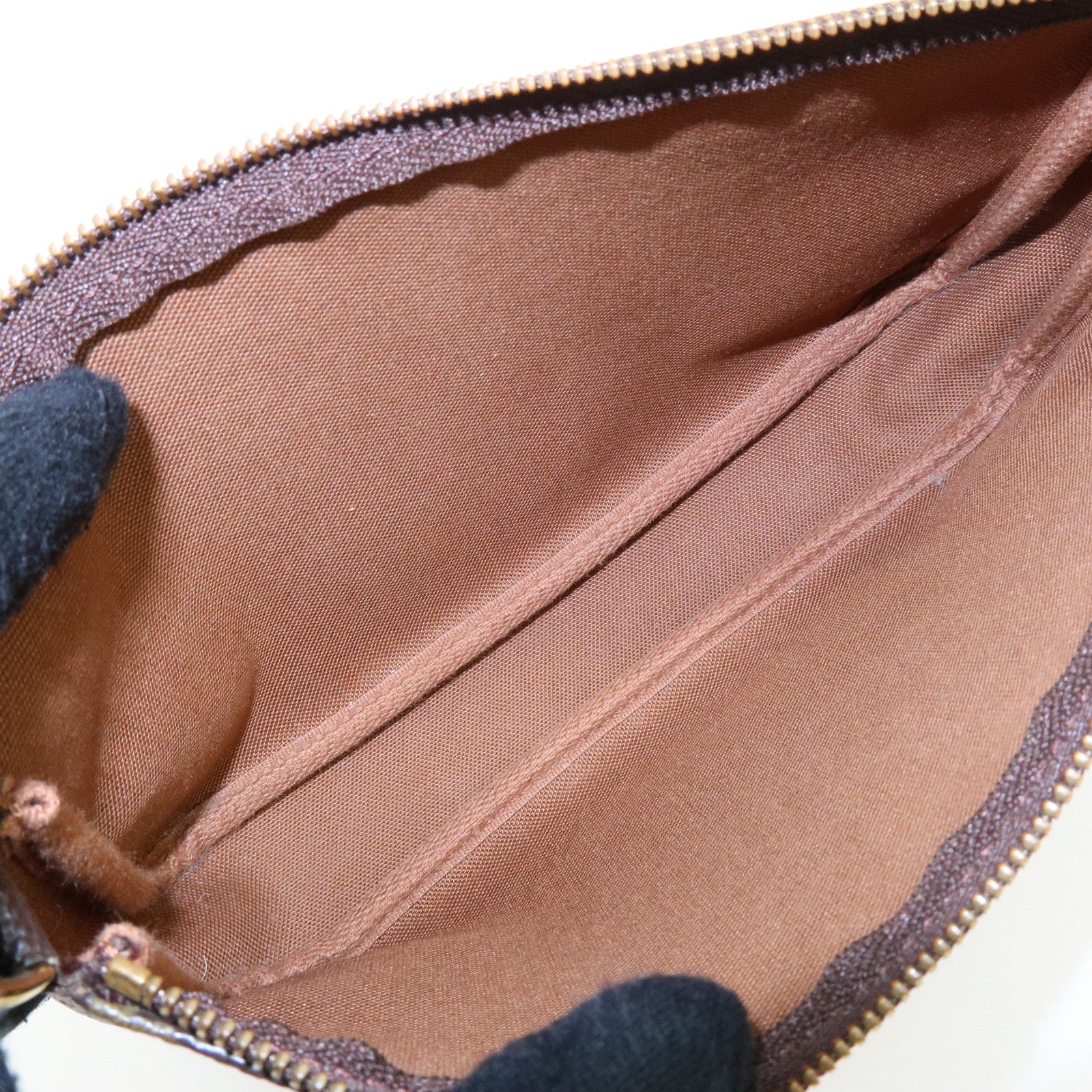 Louis Vuitton Monogram Pochette Accessoires Pouch Hand Bag M51980