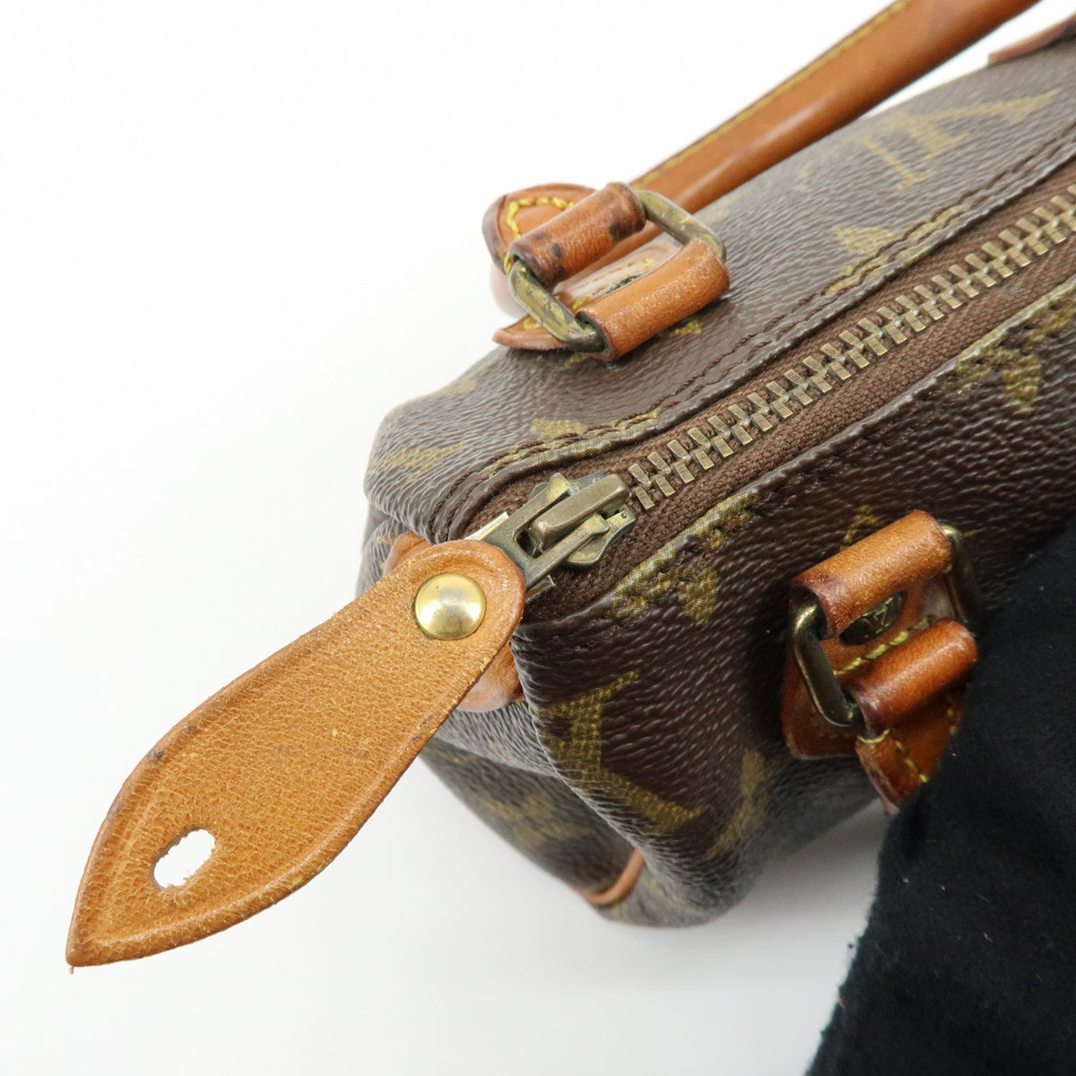 Louis Vuitton Monogram Canvas Mini Speedy Hand Bag Brown M41534