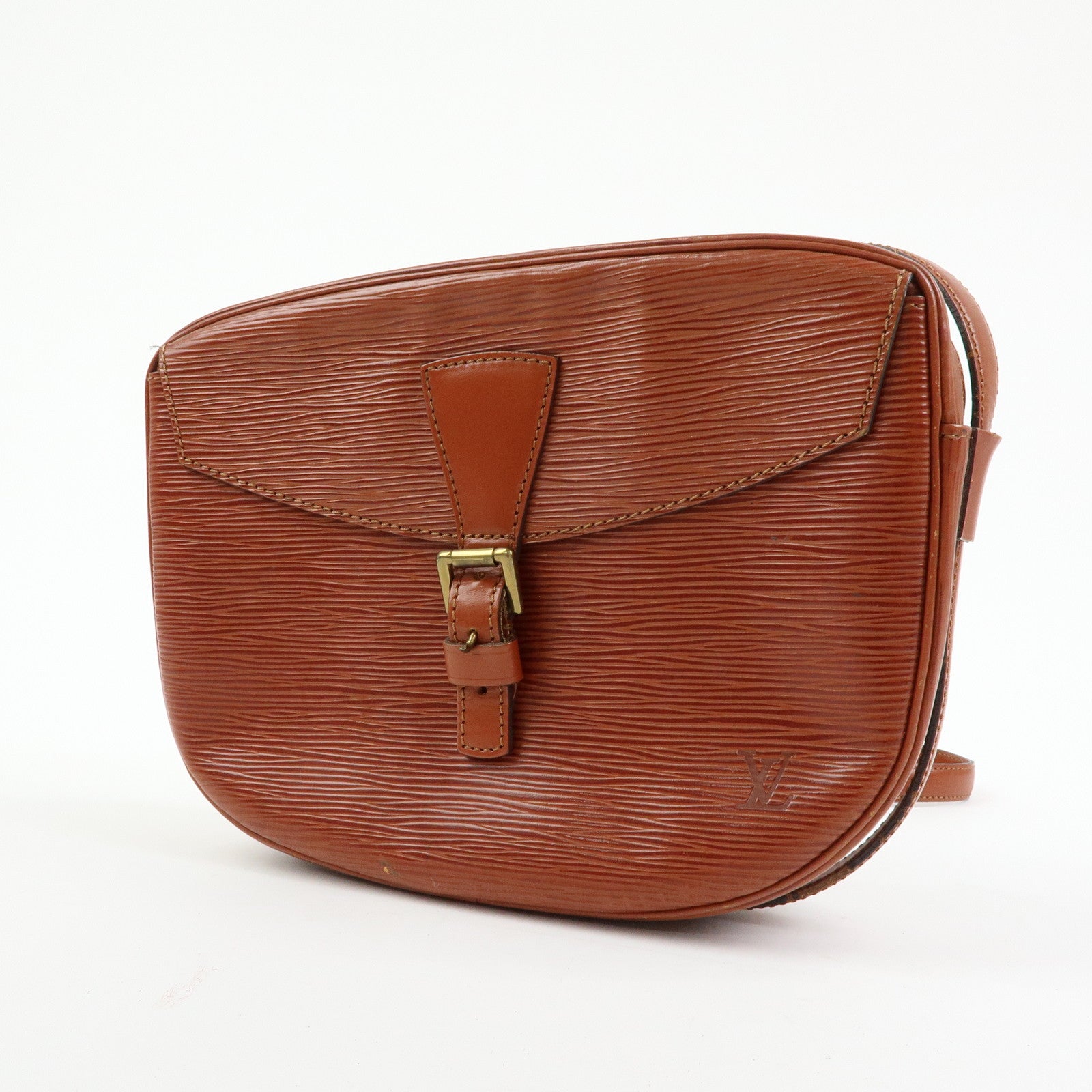 Louis Vuitton Epi Jeune Fille Shoulder Bag Kenya Brown M52153