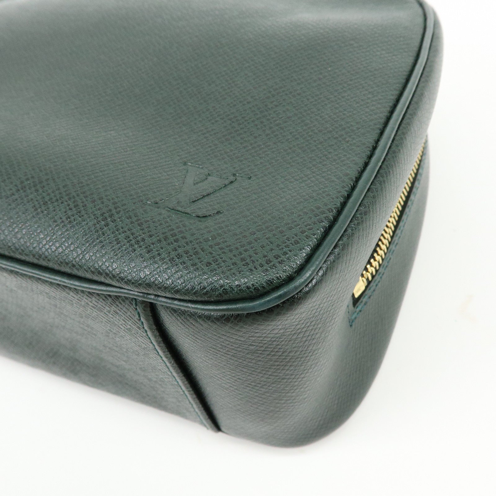 Louis Vuitton Taiga Leather Trousse Toilette GM Pouch Epicea M30214