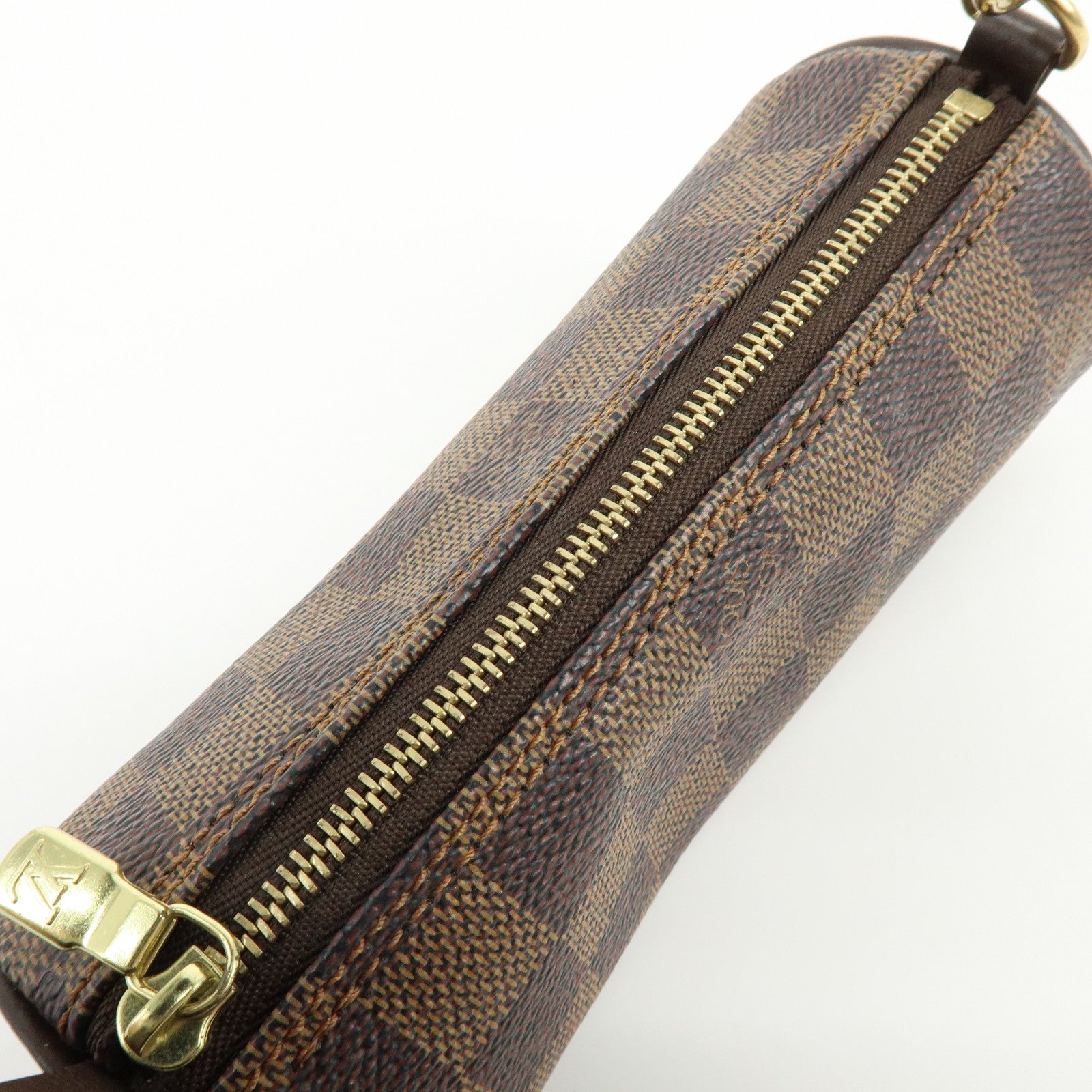 Louis Vuitton Damier Ebene Mini Pouch for Papillon Bag Brown