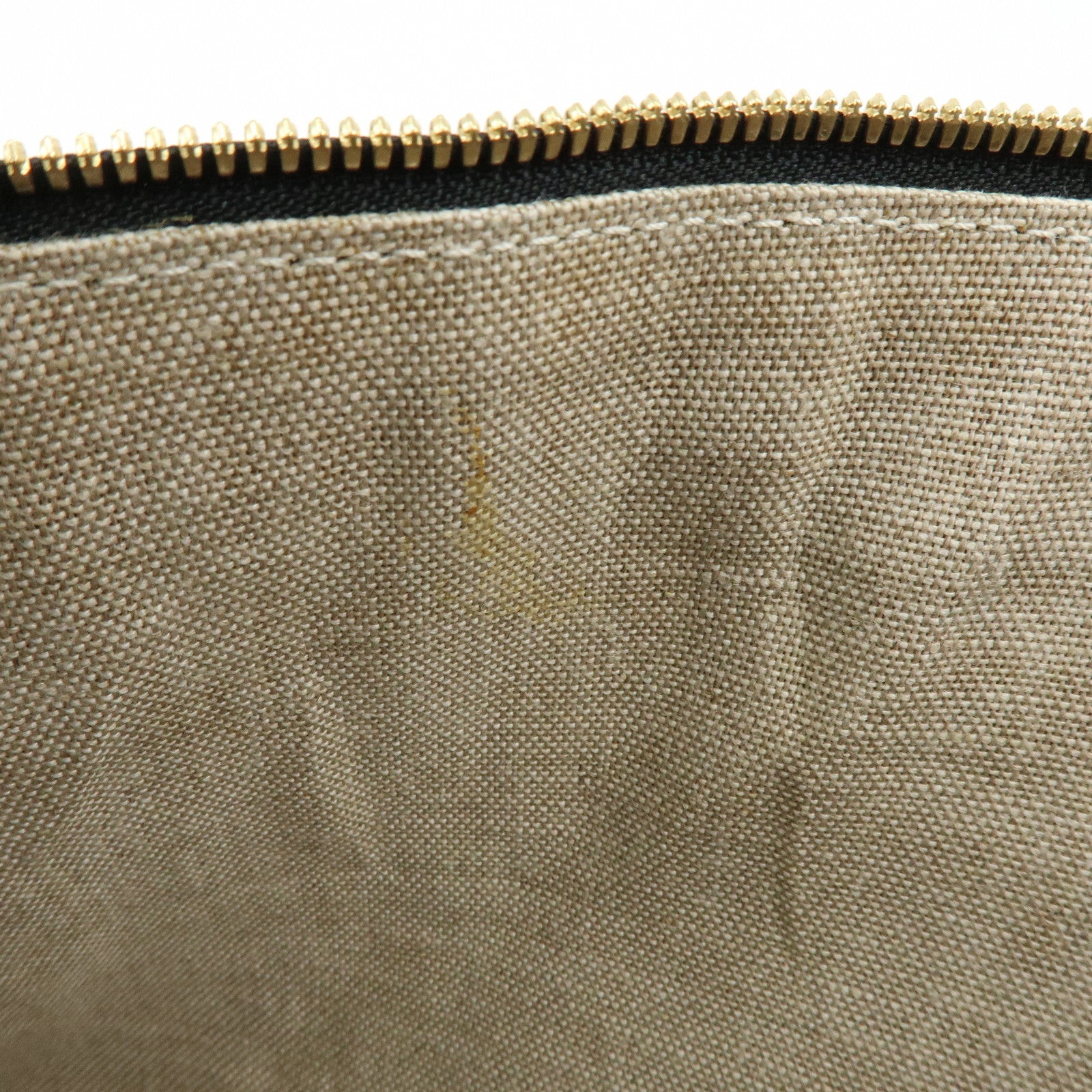 GUCCI Bamboo Leather Clutch Bag Flat Pouch Black 449653