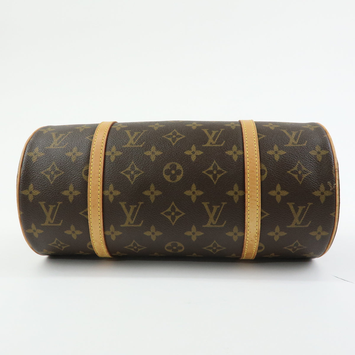 Louis Vuitton Monogram Papillon 30 Hand Bag Brown M51385