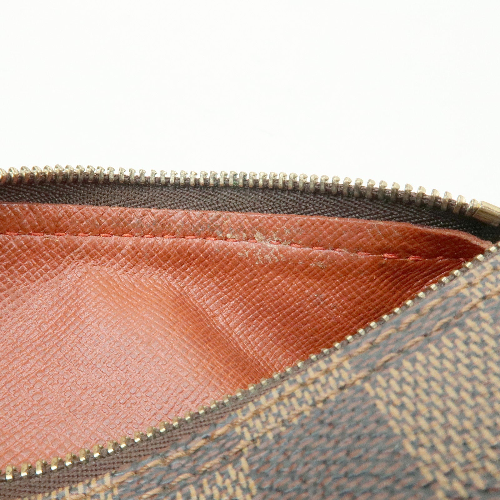 Louis Vuitton Damier Ebene Papillon 30 Hand Bag & Pouch Brown N51303