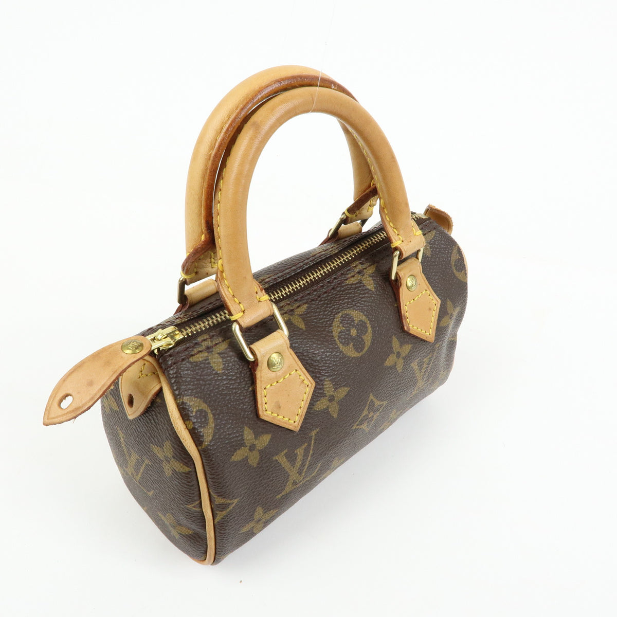 Louis Vuitton Monogram Canvas Mini Speedy Hand Bag Brown M41534