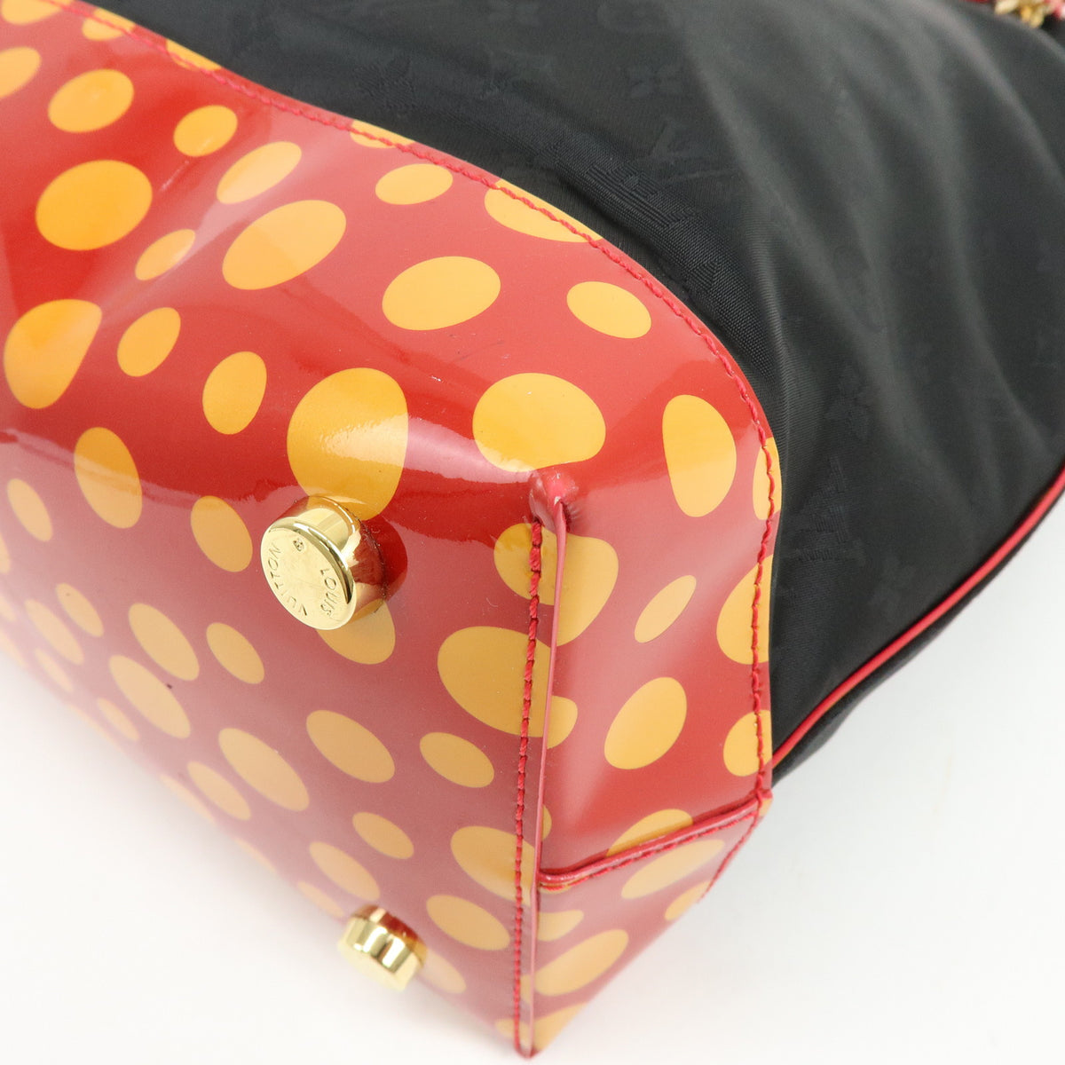 Louis Vuitton Yayoi Kusama Vernis Infinity Dot Lockit MM ToteBag M40681