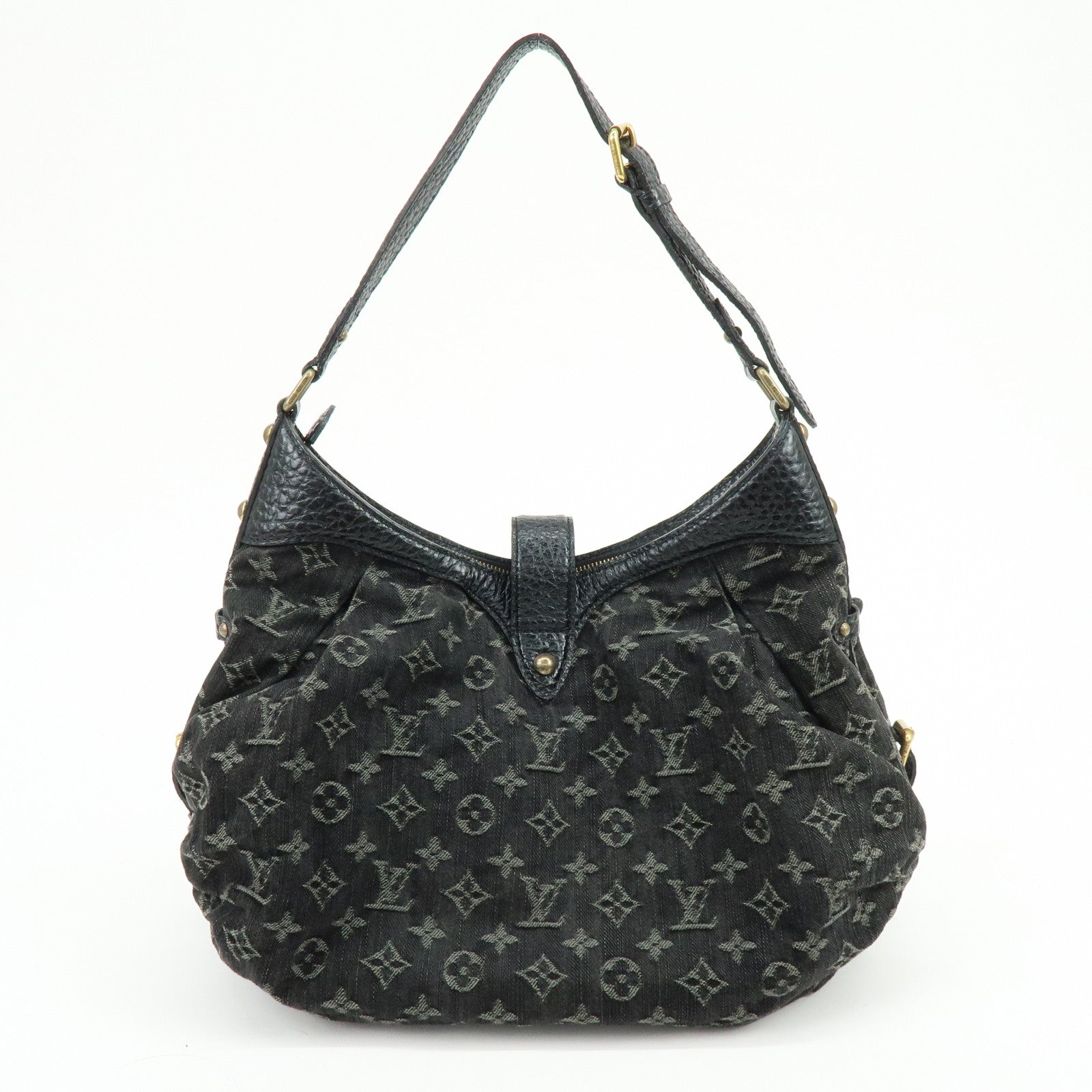 Louis Vuitton Monogram Denim XS Shoulder Crossbody Bag Noir M95608