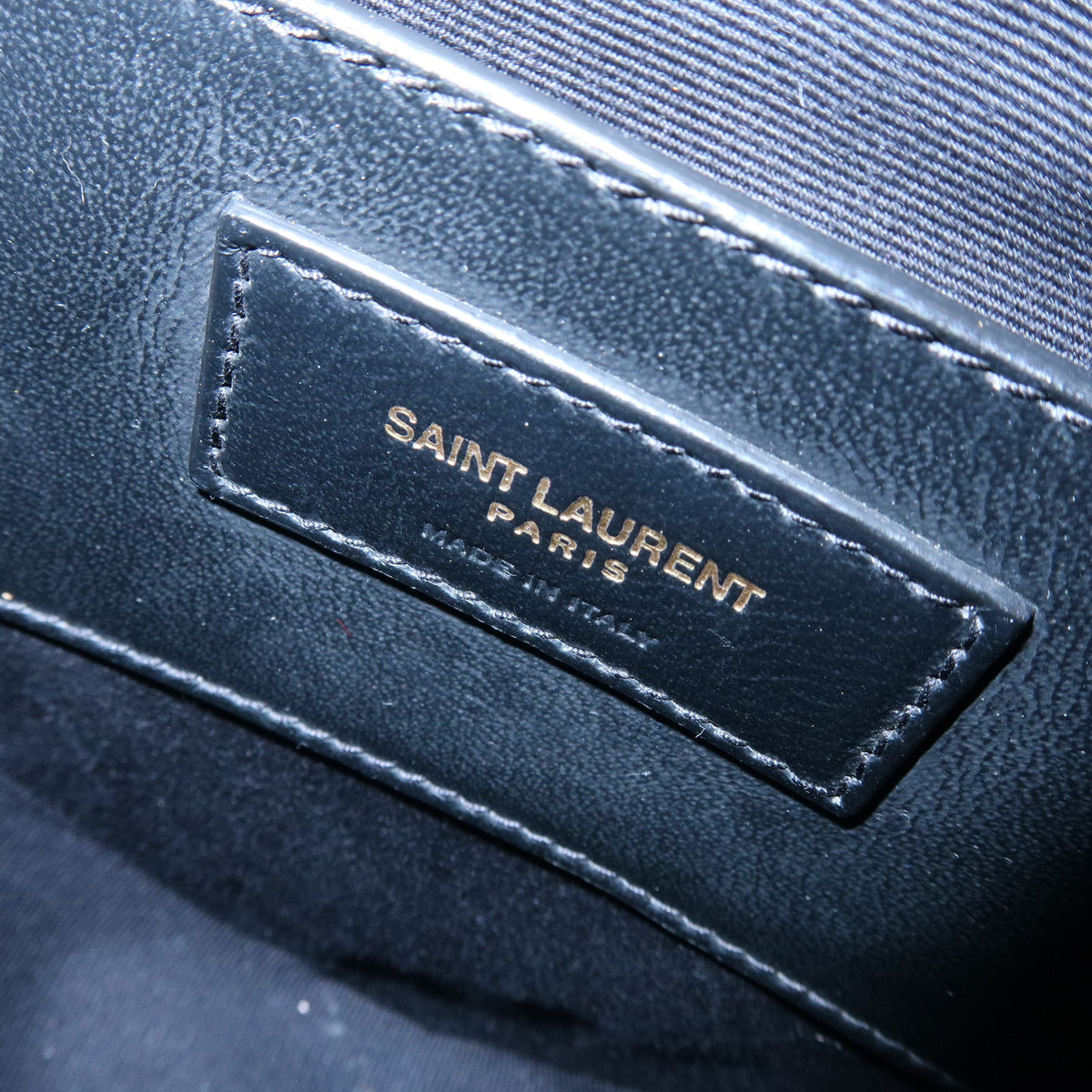 SAINT LAURENT PARIS Cassandra Leather Shoulder Bag Tassel Gold 540694