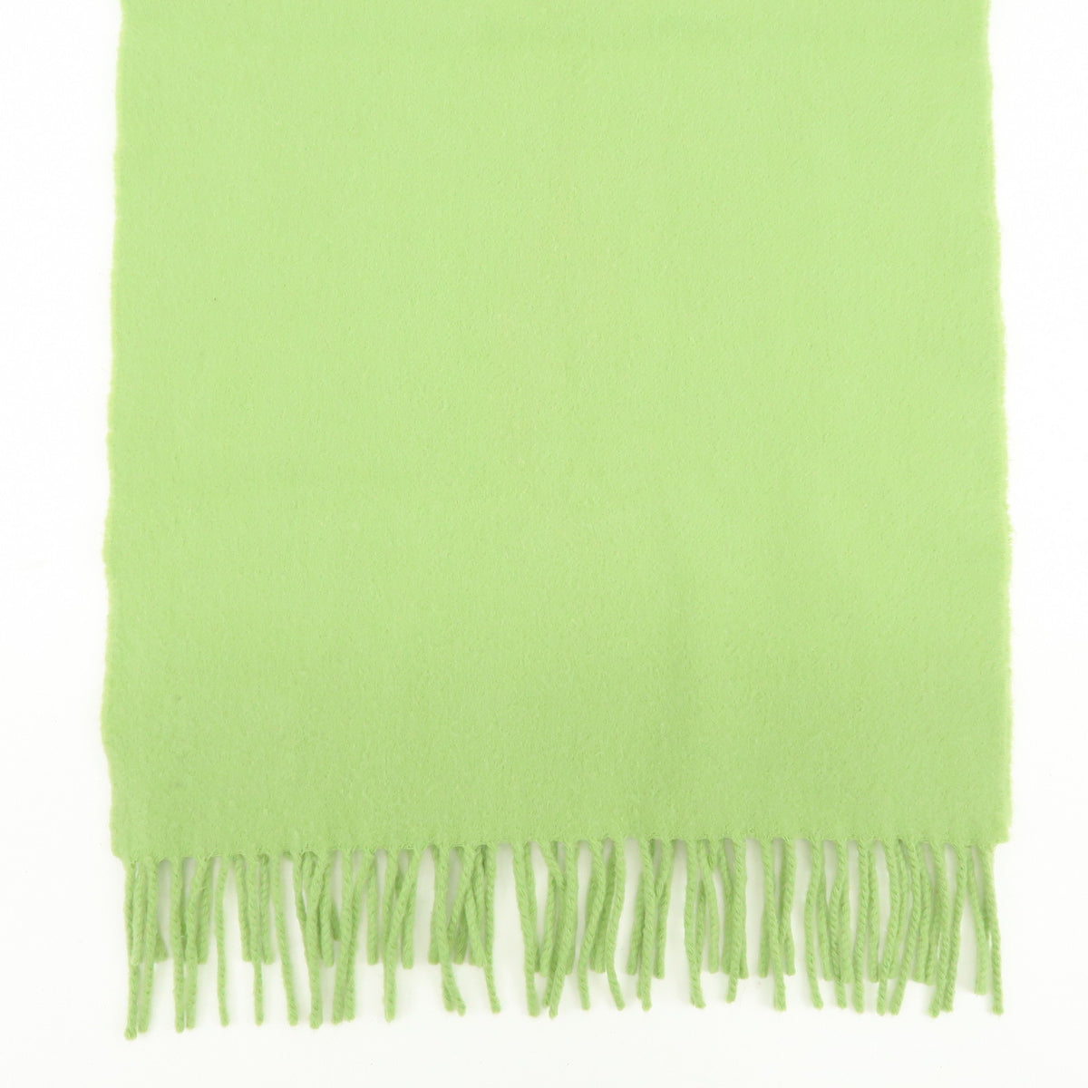 HERMES Cashmere 100% Scarf Shawl Stole Light Green