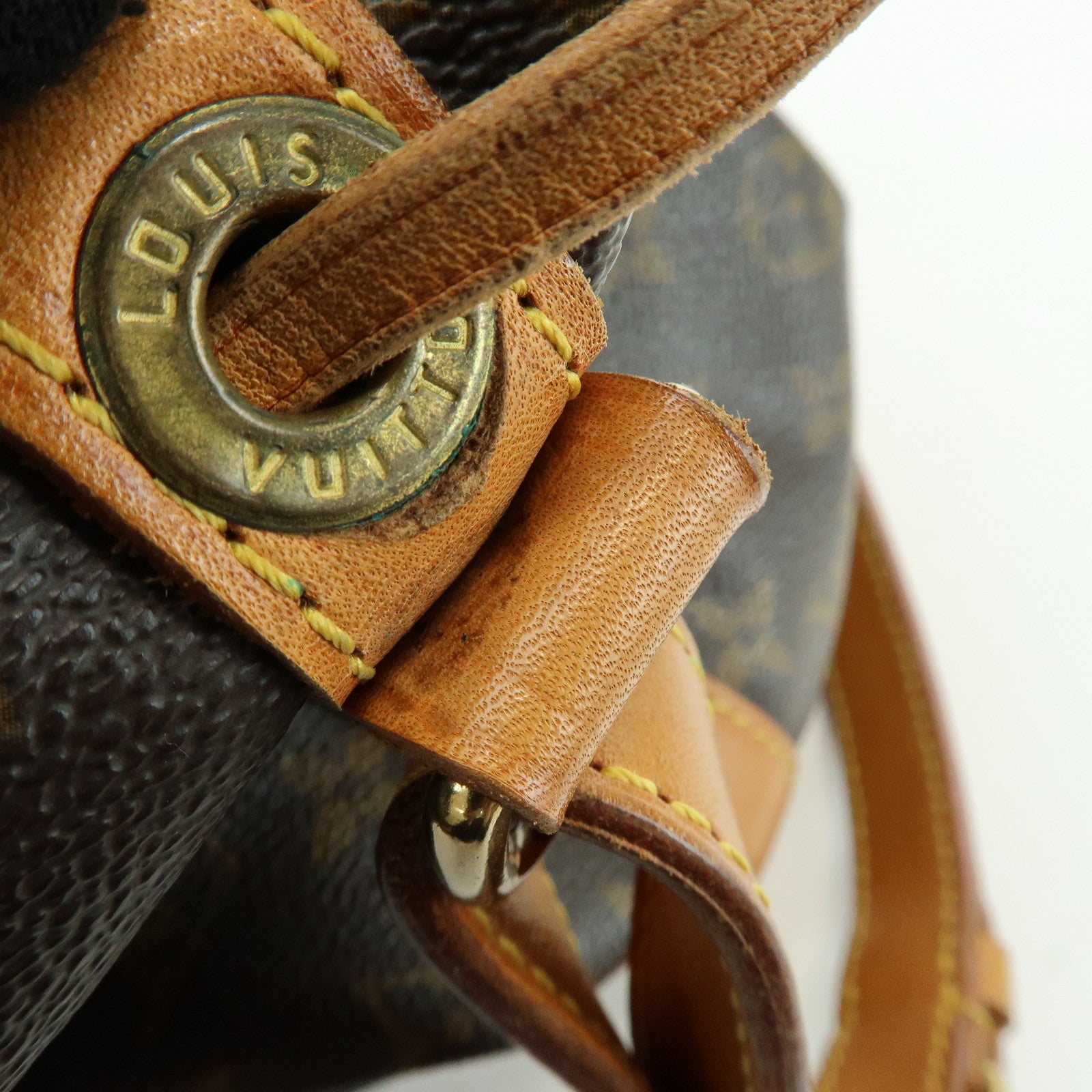 Louis Vuitton Monogram Canvas Petit Noe Shoulder Bag Brown M42226