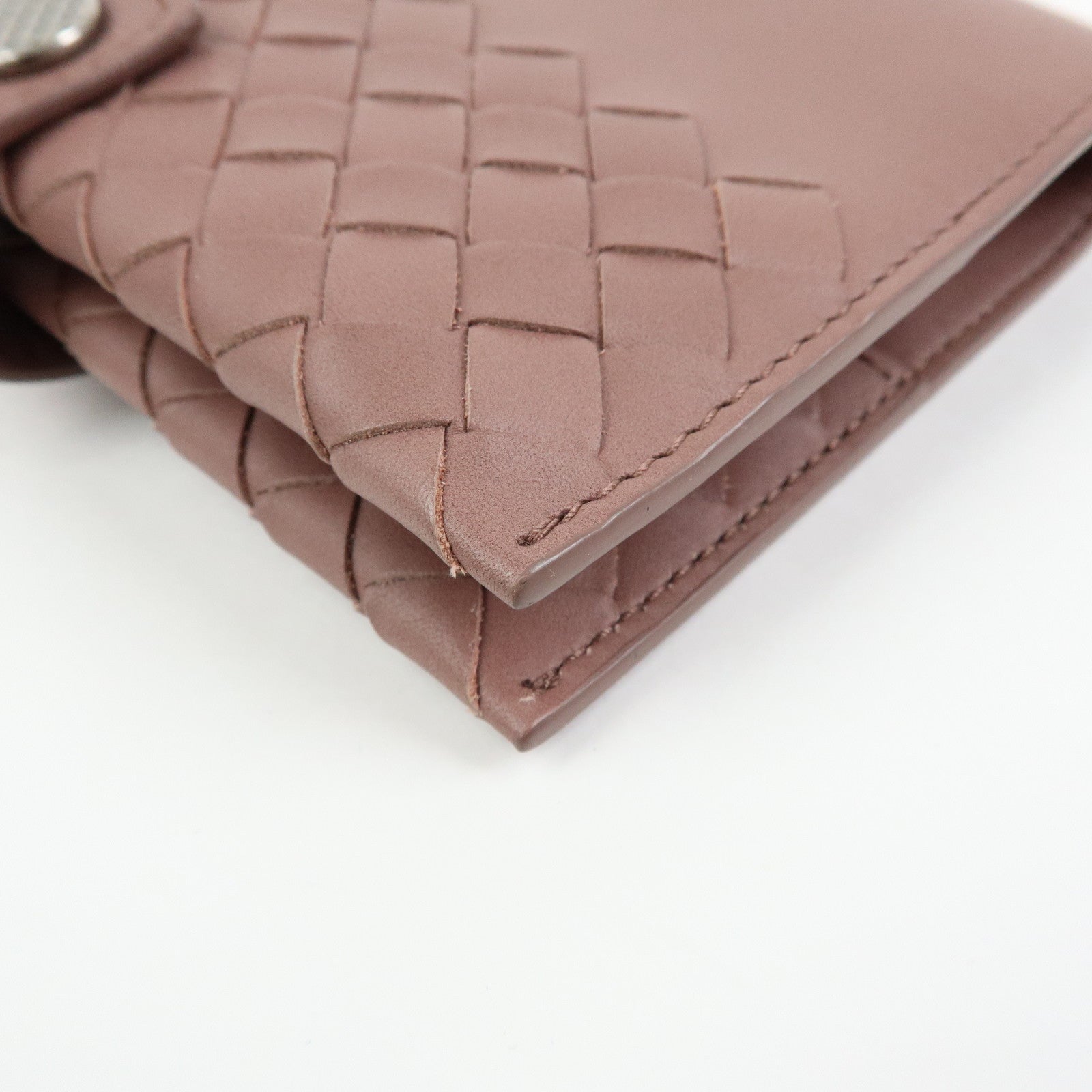BOTTEGA VENETA Intrecciato Leather Agenda Planner Cover Brown
