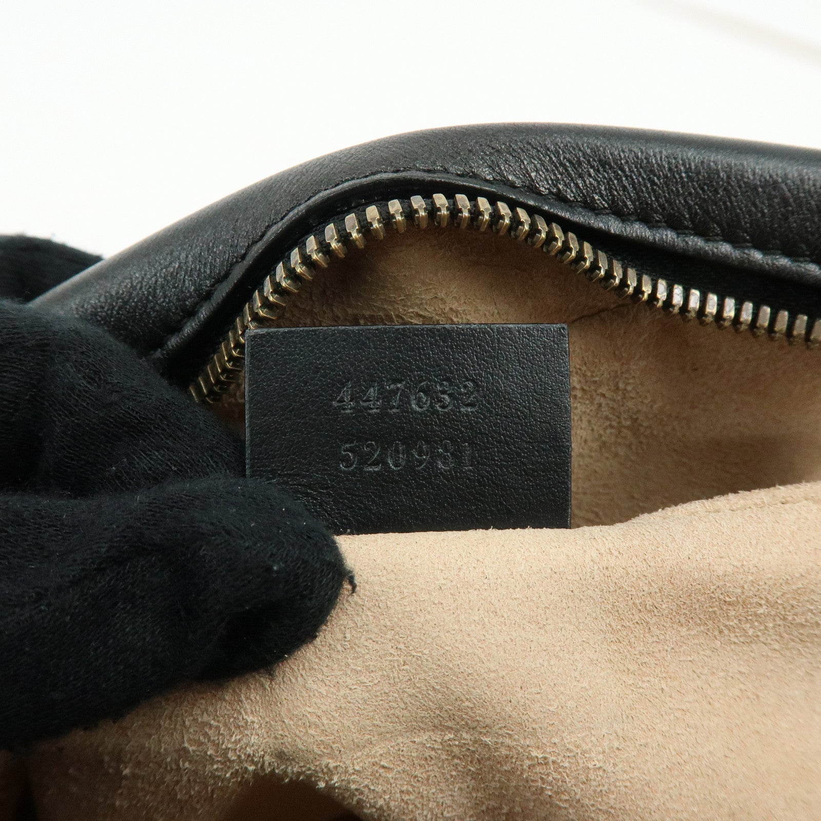 GUCCI GG Marmont Leather Shoulder Bag Crossbody Bag Black 447632