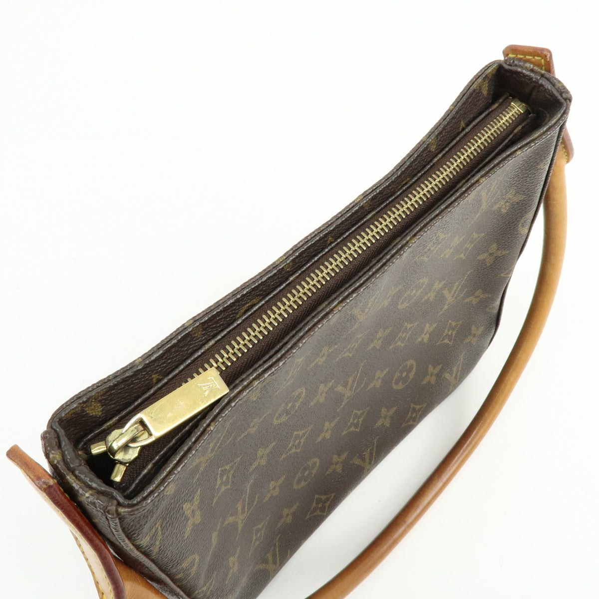 Louis Vuitton Monogram Looping MM Canvas Shoulder Bag Hand Bag M51146
