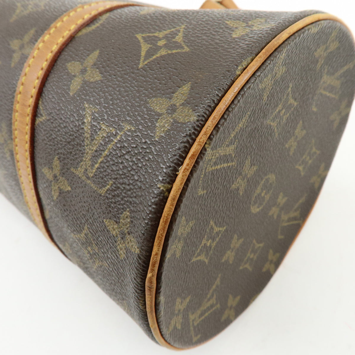 Louis Vuitton Monogram Papillon 30 Hand Bag Brown M51385