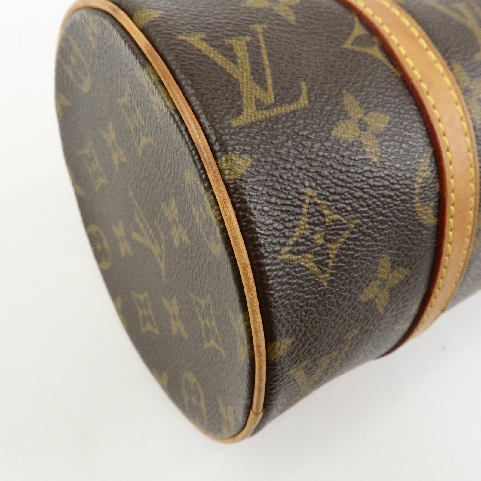 Louis Vuitton Monogram Papillon 26 Hand Bag Brown M51386