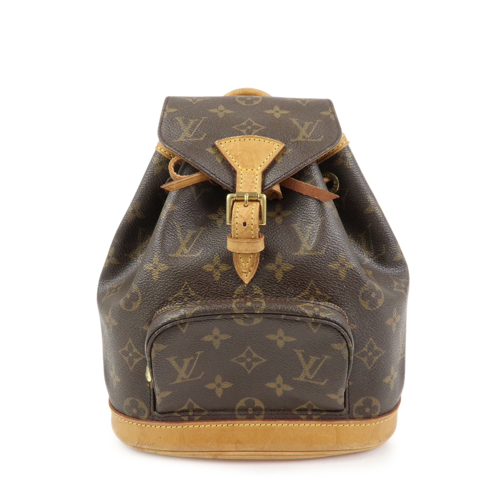 Louis Vuitton Monogram Montsouris Mini Backpack Rucksack Brown M51137